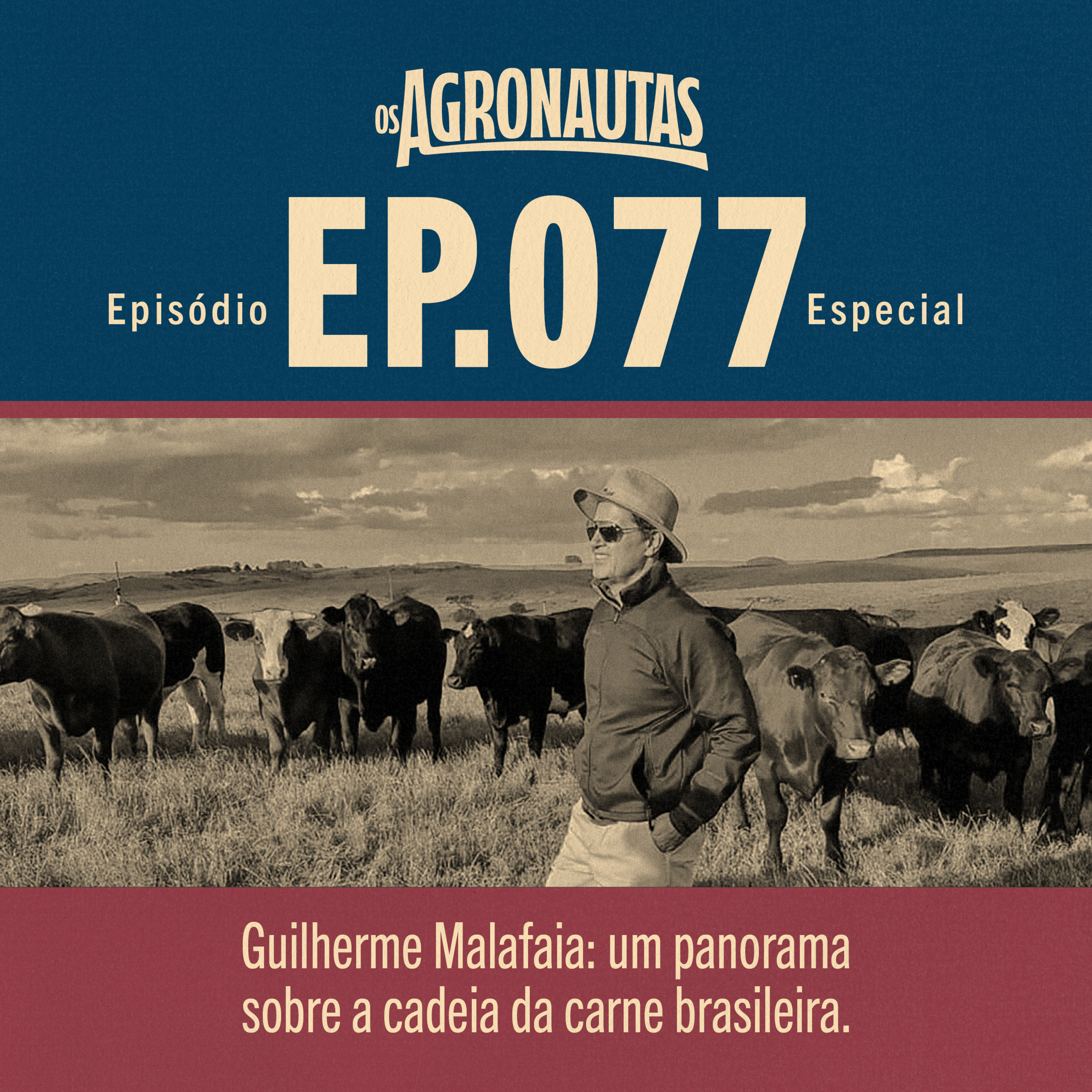EP. 77 - GUILHERME MALAFAIA: UM PANORAMA SOBRE A CADEIA DA CARNE BRASILEIRA. episode artwork