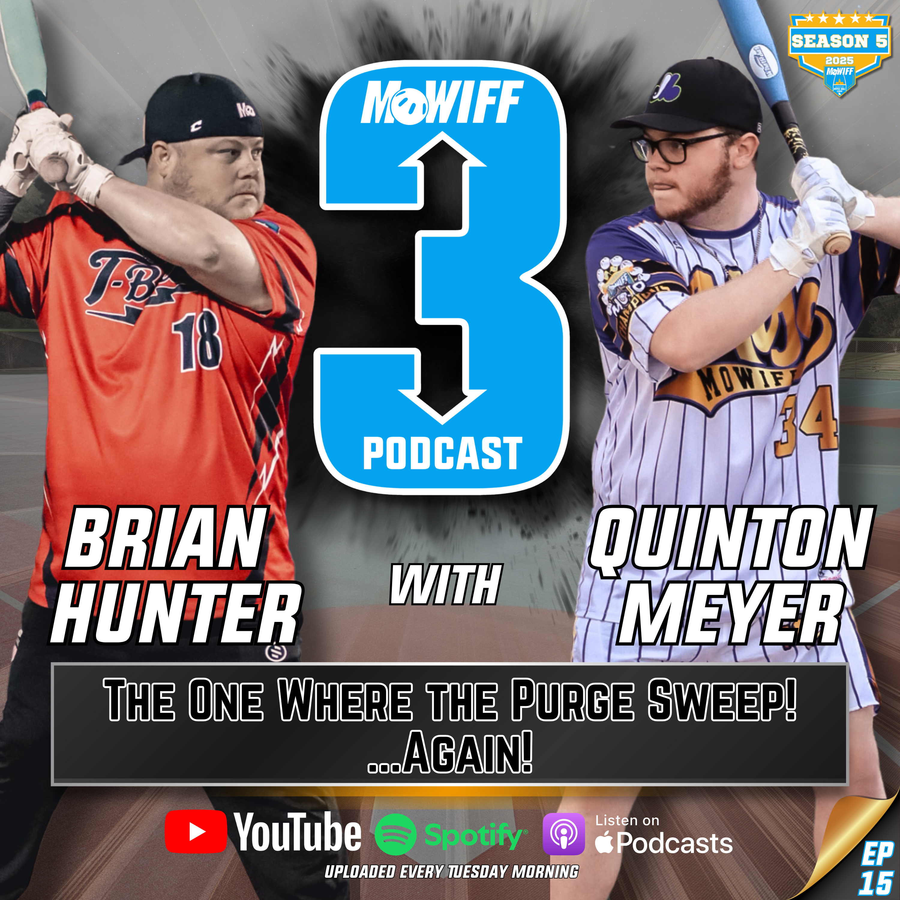 Ep 15 - 3U3D - "The One Where The Purge Sweep!...AGAIN!" episode artwork