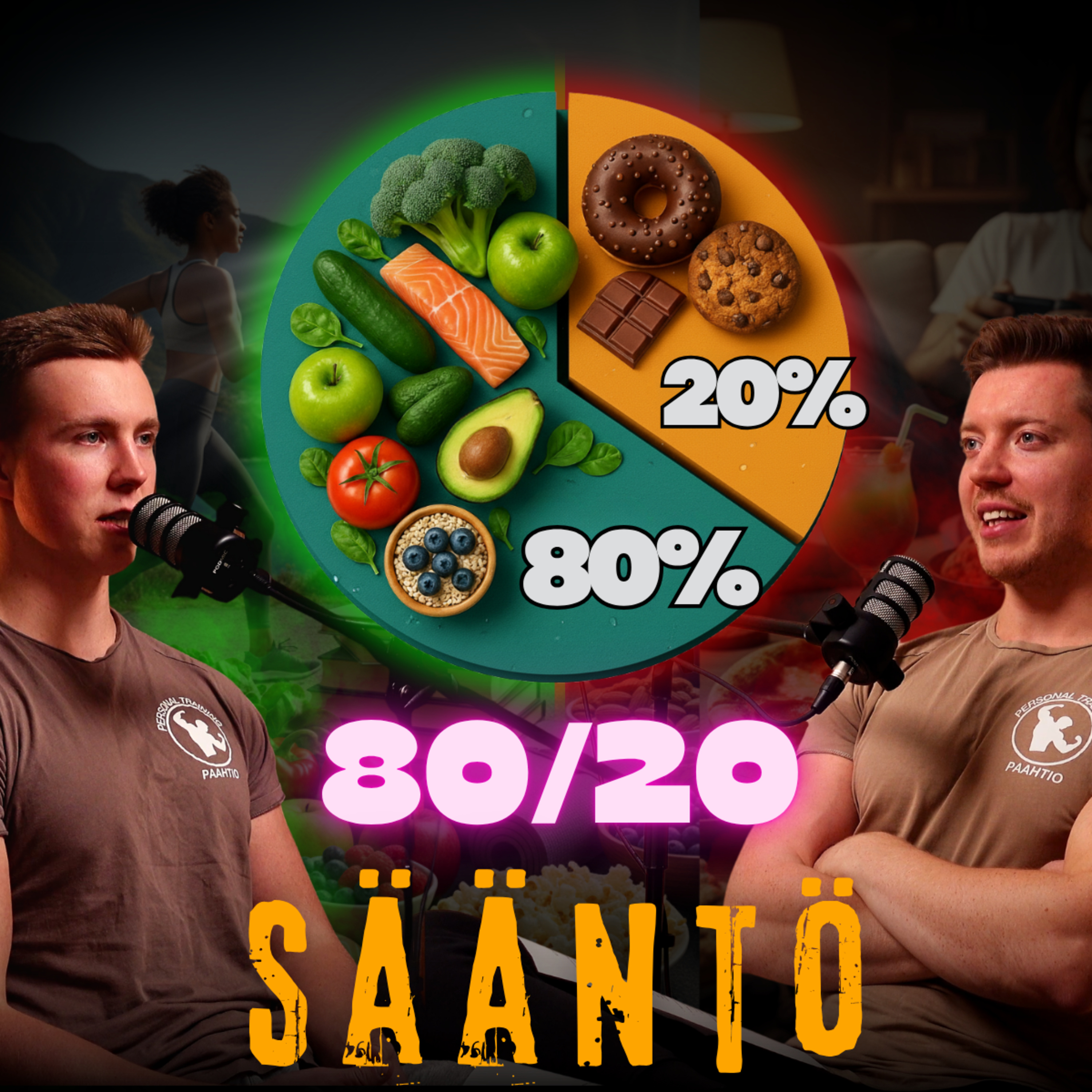 #75: 80/20 SÄÄNTÖ ☝🏼 Twinkie-dieetti, ortoreksia ja NOPEA DOPAMIINI – brainrot aivot vuonna 2025? Krapulasta palautuminen, videopelit ja jojodieetit 🤔 episode artwork