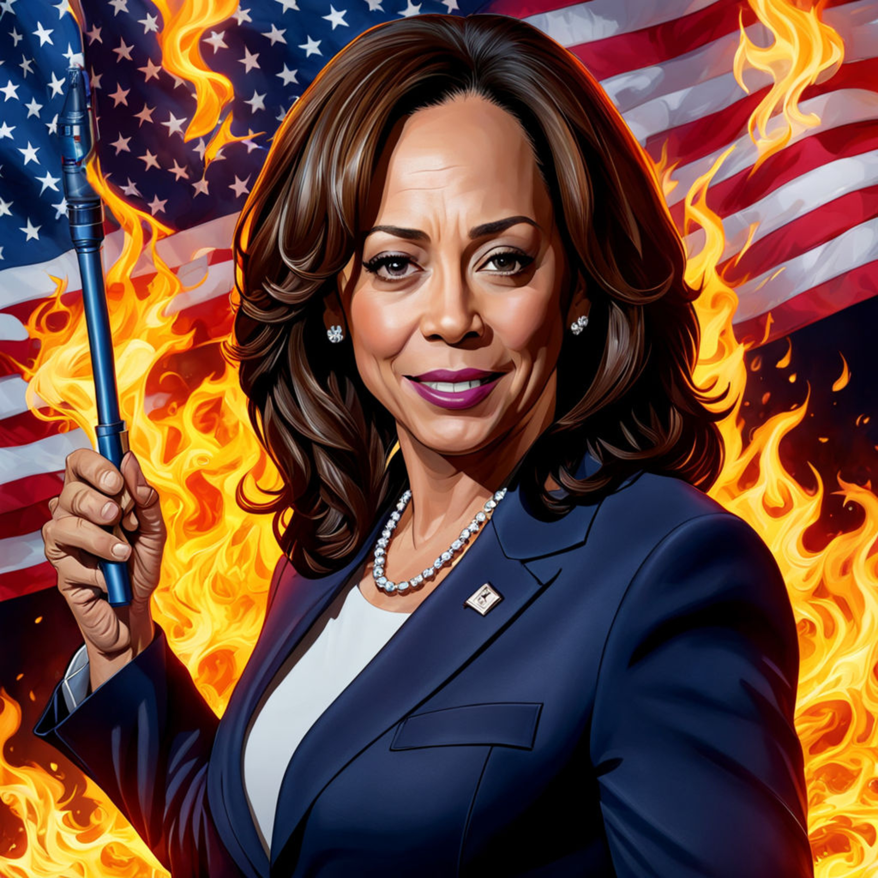 Defund The Police says Kamala Harris episode artwork