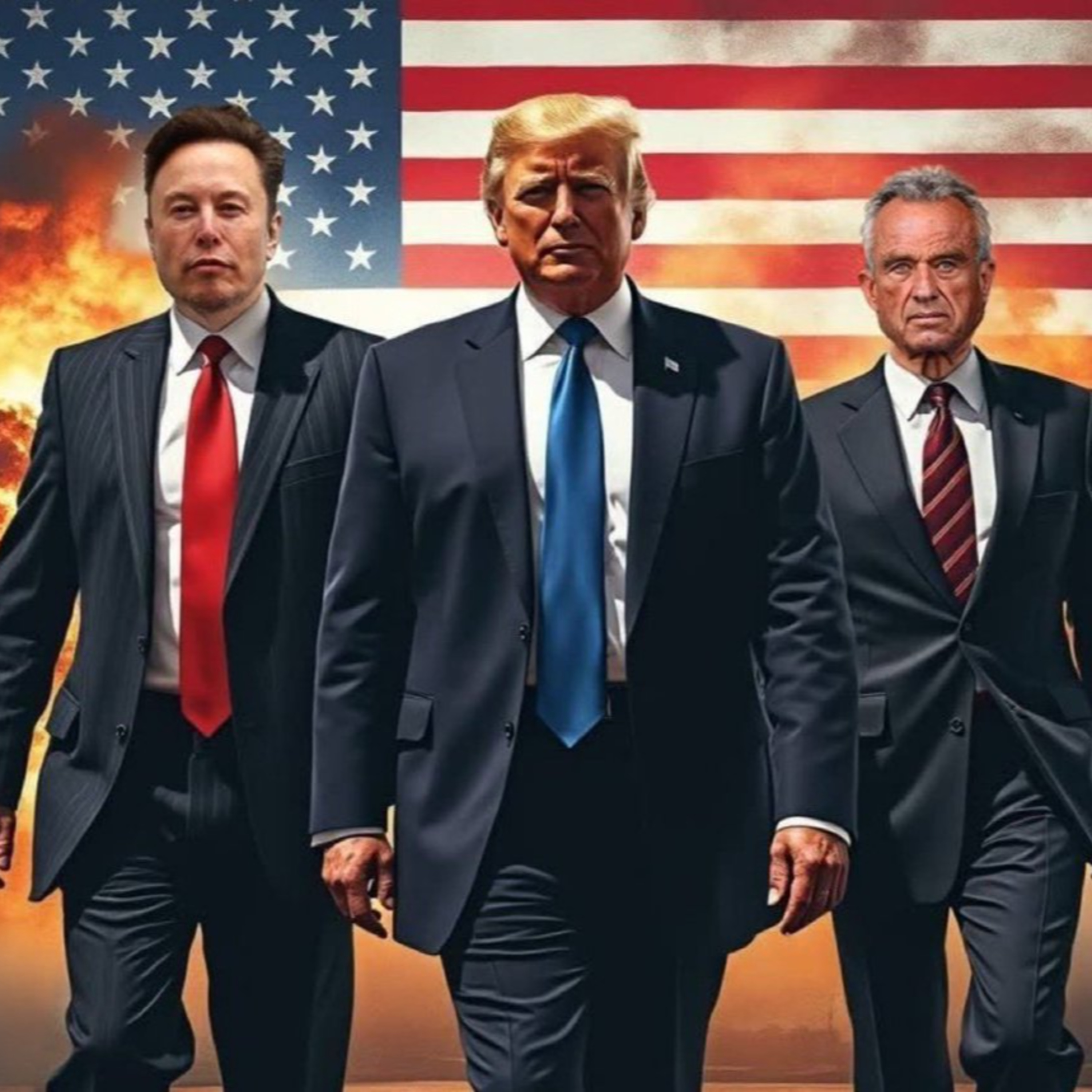 Elon Musk, RFK, Jordan Peterson, Tulsi Gabbard, Bret Weinstein discuss Trump 2024 Election episode artwork