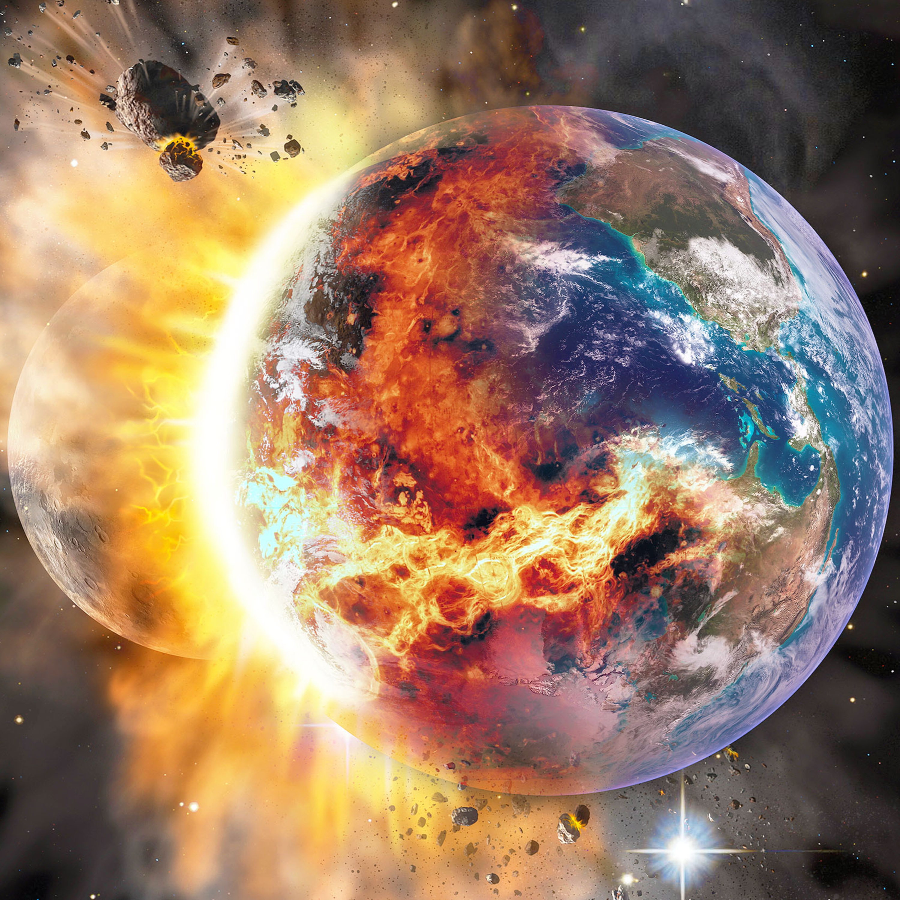 Theia God | Earth Destroyed Sibling Planet | Universe | Life Philosophy Science Lies | Moon episode artwork