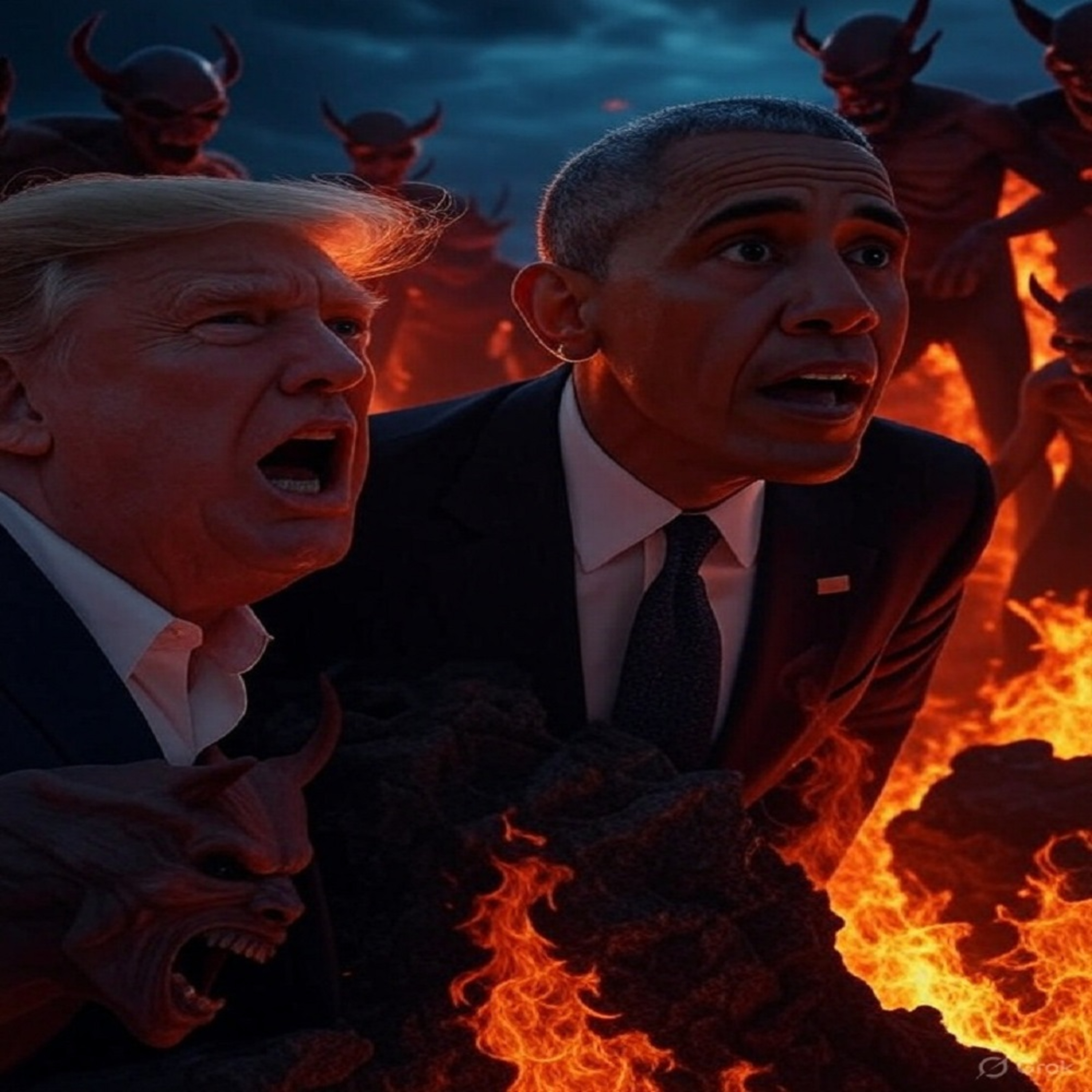 Obama Democrat Traitors Treason Distraction VS Epstein Pervert Filth Hoax episode artwork