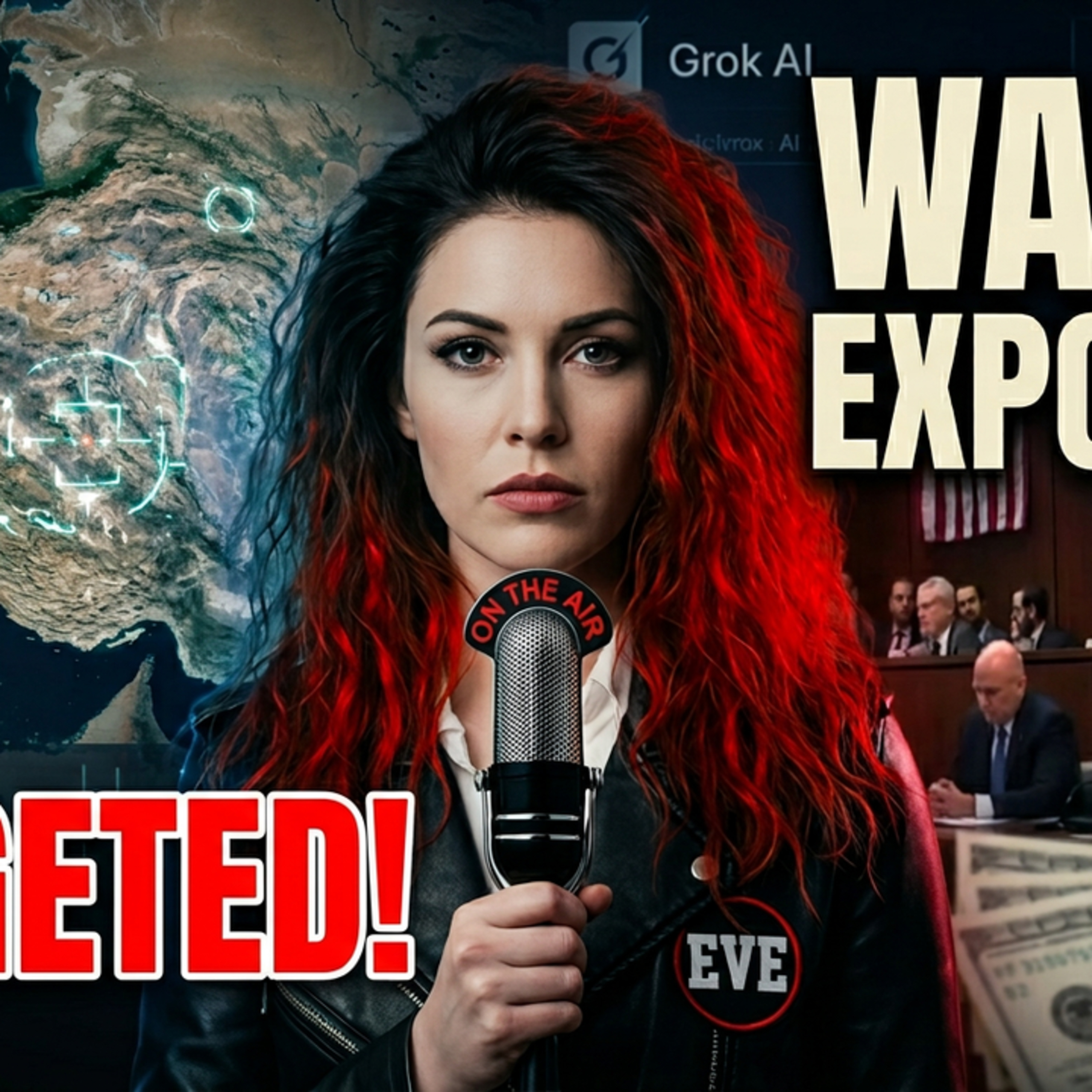 Eve Grok AI used in Iran War, Congress Corruption, War Pigs Use AI