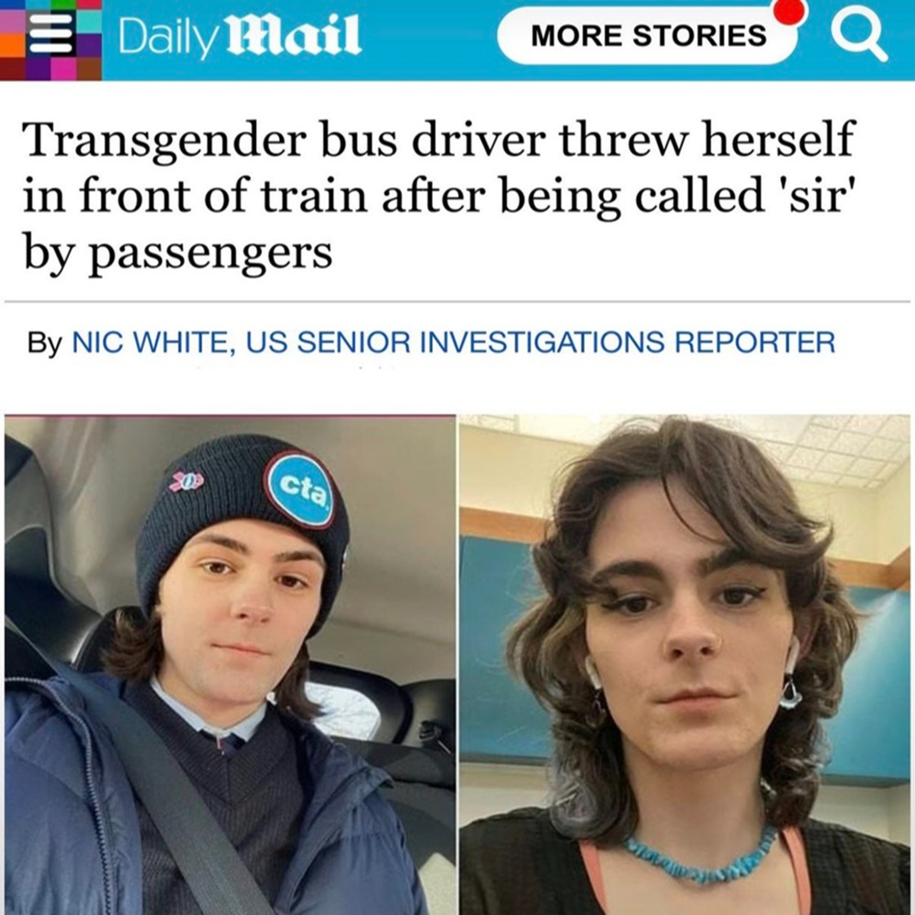 Transgender Suicide by Bus episode artwork