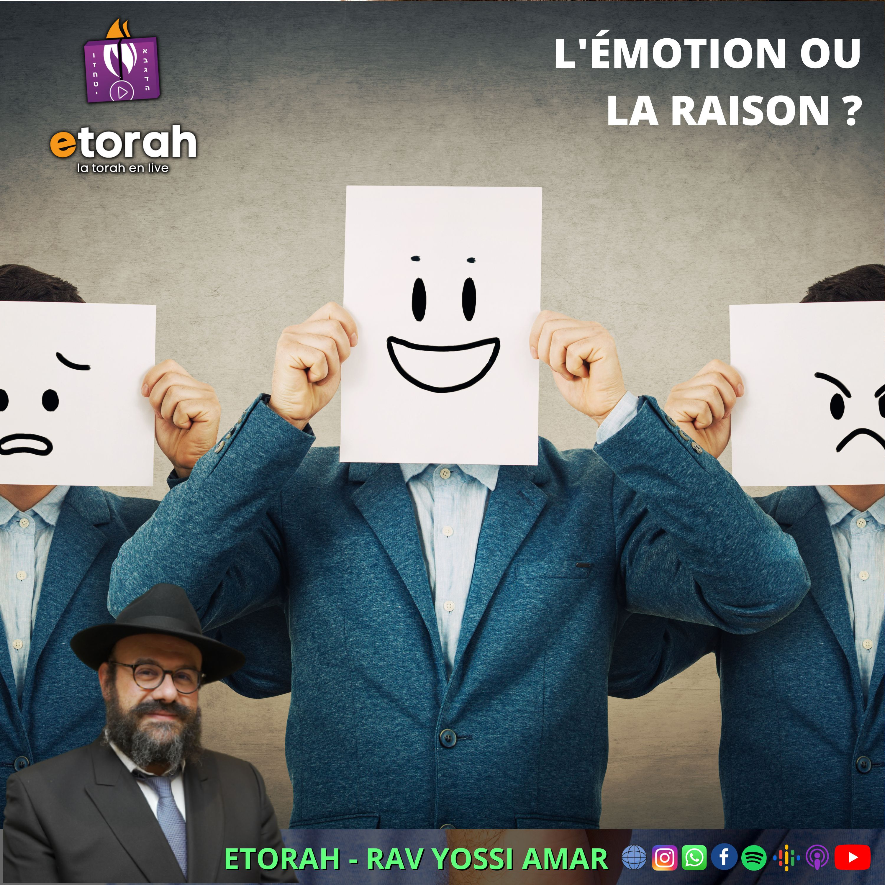 Chaar Hayi'houd véhaémouna #2: l'Emotion naturelle et l'émotion artificielle, quelle différence ? episode artwork