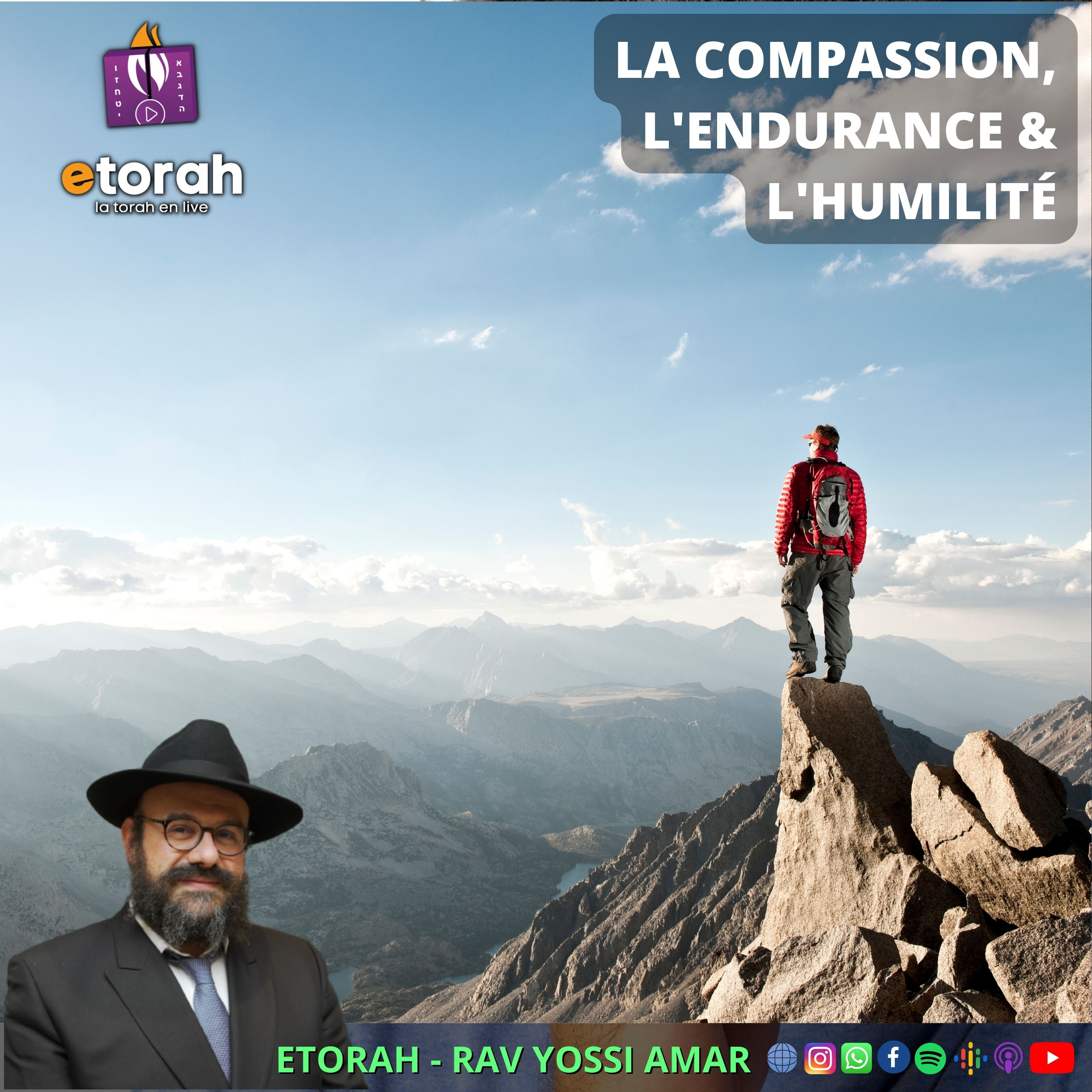 Compte du Omer #3: Explorons 3.Tiferet - la compassion. 4. Netsah - L'endurance. 5. Hod - l'Humilité episode artwork