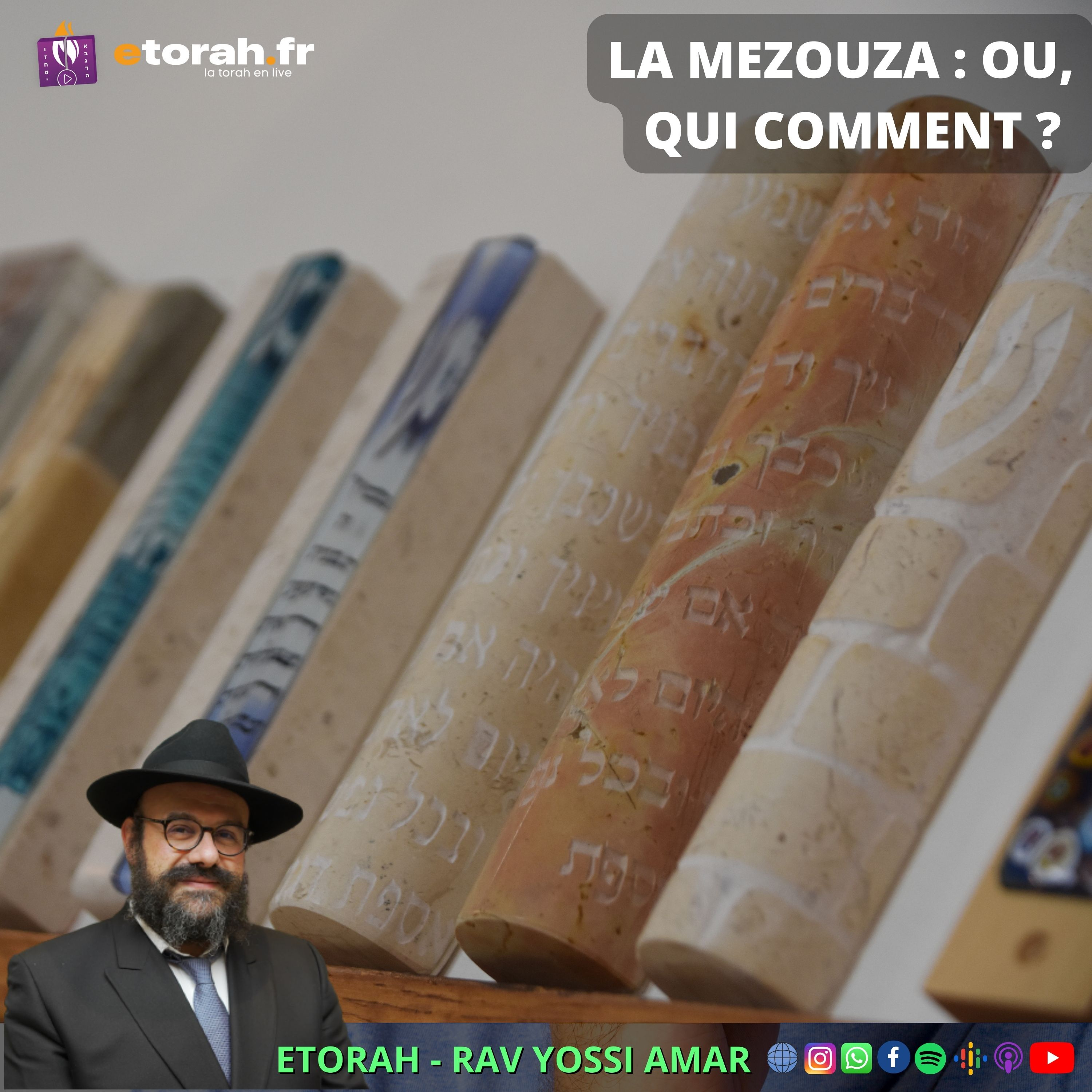 Lois de la Mezouza #2 : Quelles sont les endroits / lieu ou nous devons (ou pas) placer une mezouza ?