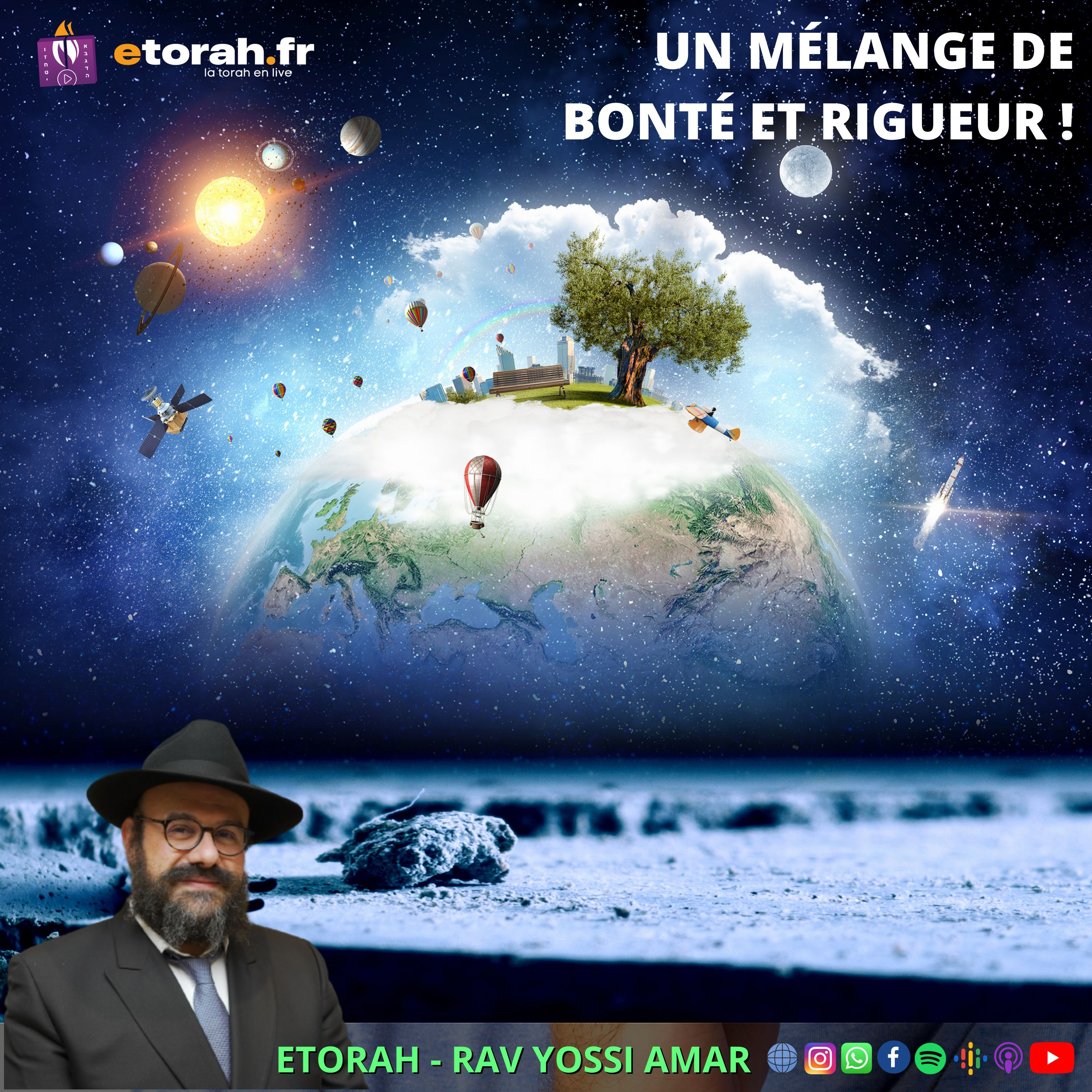 Chaar Hayi'houd véhaémouna #15 Ch. 4.4 & Ch. 5.1: Pourqoui le monde fut créé avec la miséricorde ? episode artwork