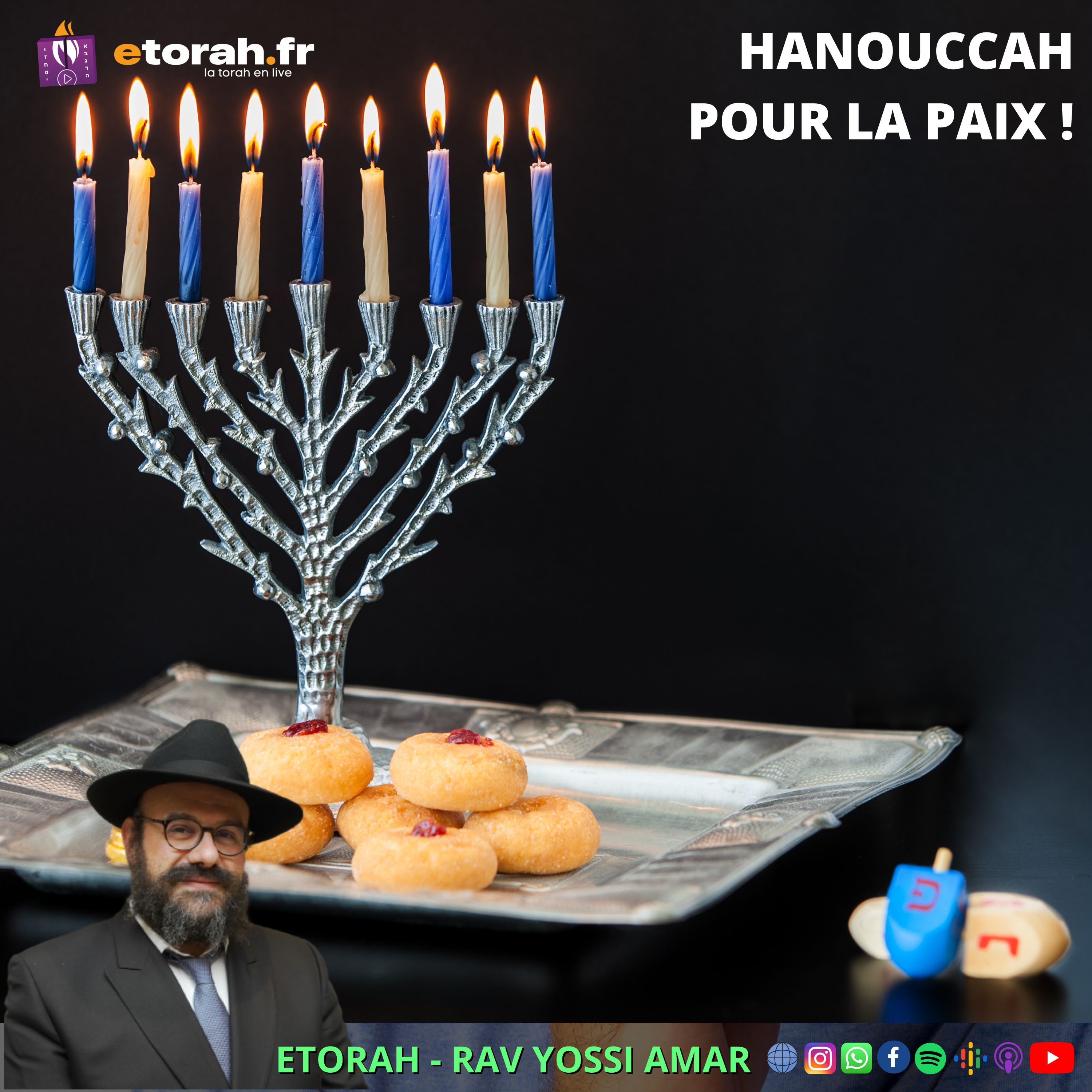 Hanouccah: Comment le message divin de la Torah est-il la véritable recette pour la paix mondiale ? episode artwork