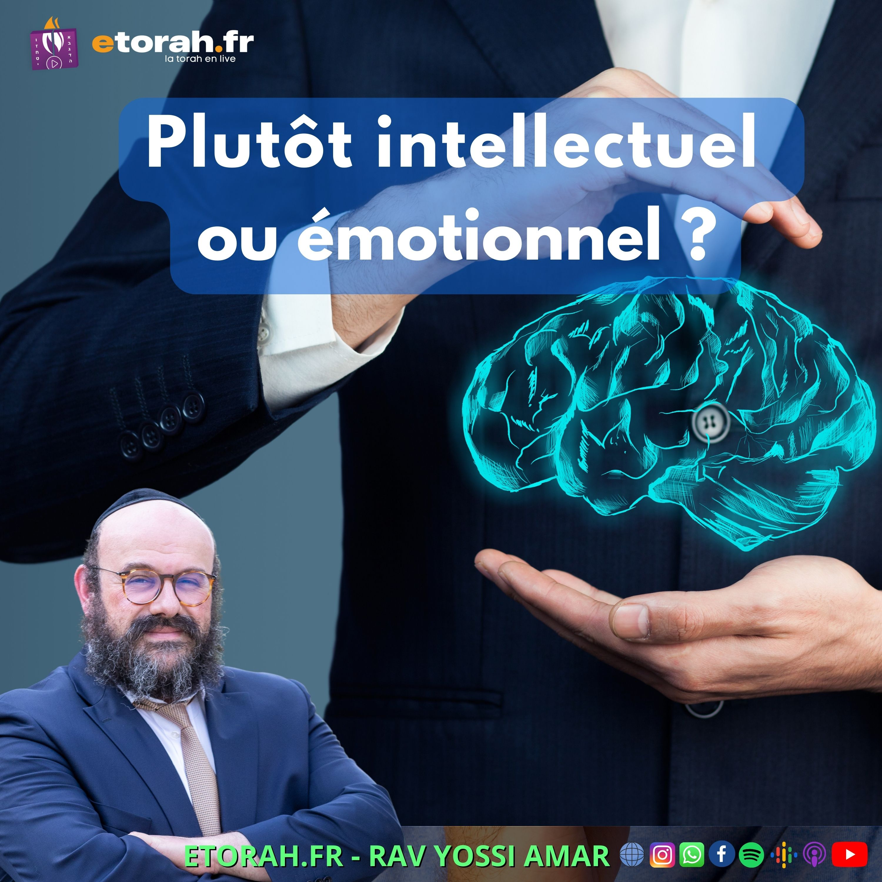 Iguérèt HaKodech Ch. 1 #1: Comment faire la synthèse entre le cerveau, le cœur et l'âme ? episode artwork