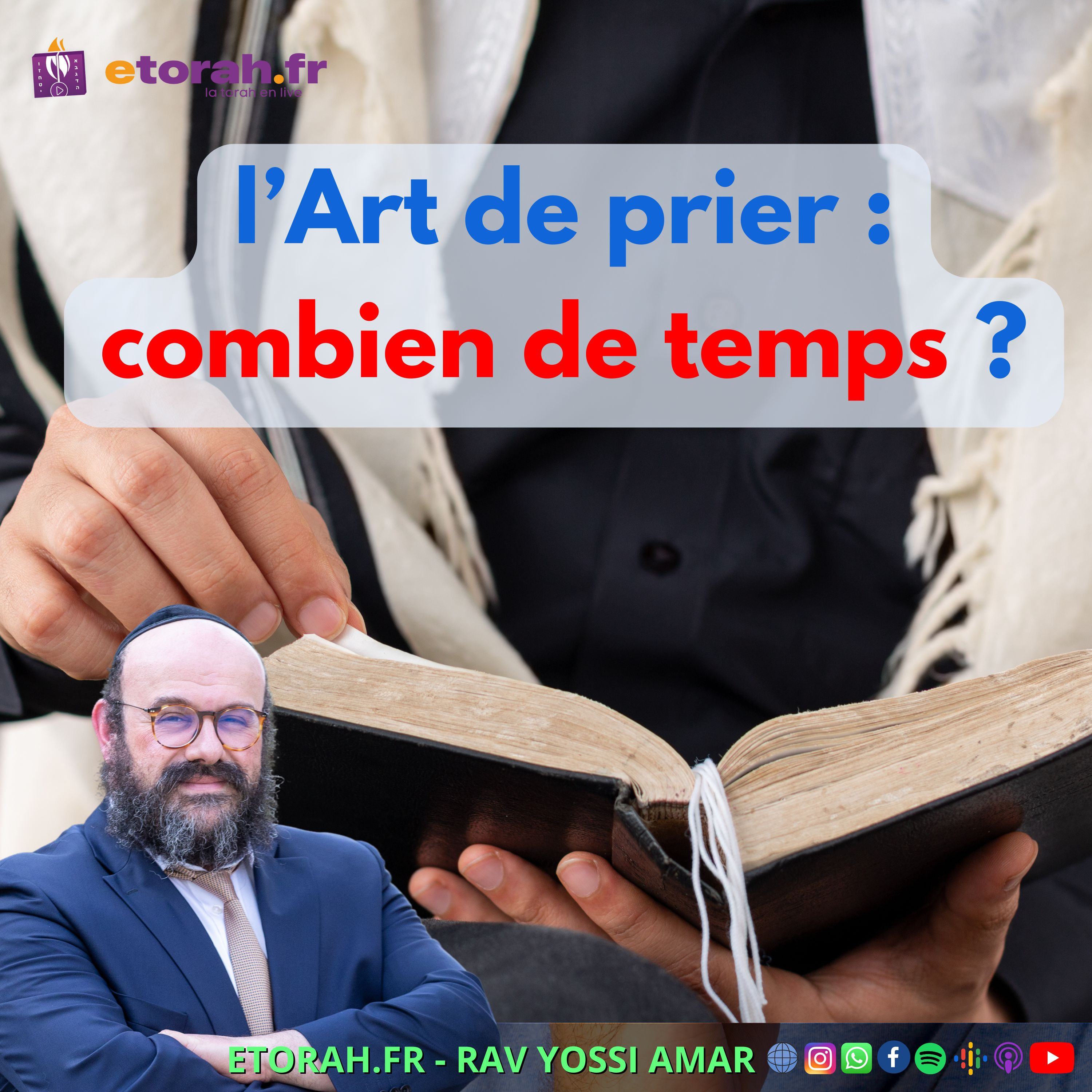 Iguérèt HaKodech Ch. 1 #2: L'art de prier : Comment améliorer son temps de prière ? episode artwork