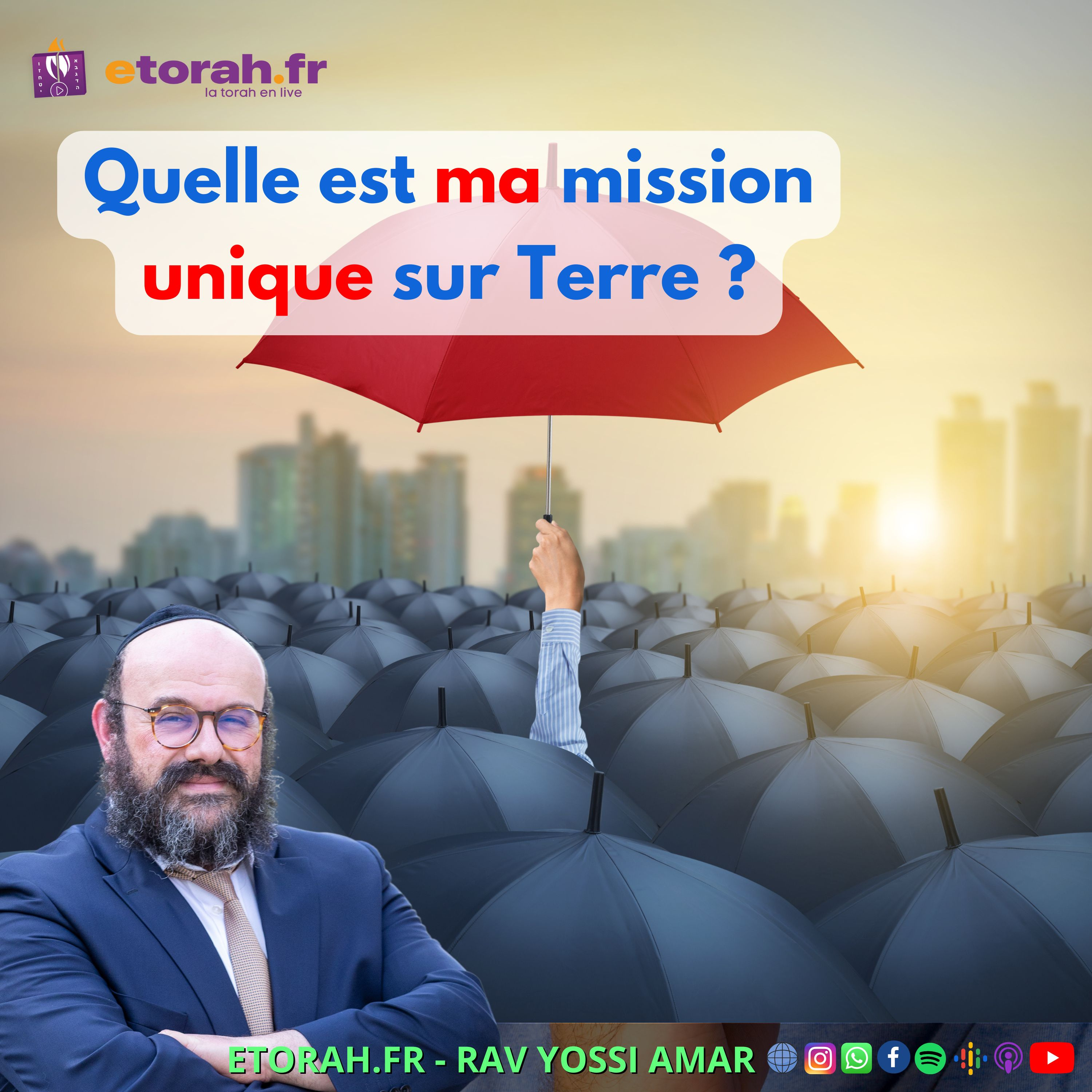 Iguérèt HaKodech Ch. 7 #2: Quelle est ma mission unique dans ce monde ? episode artwork