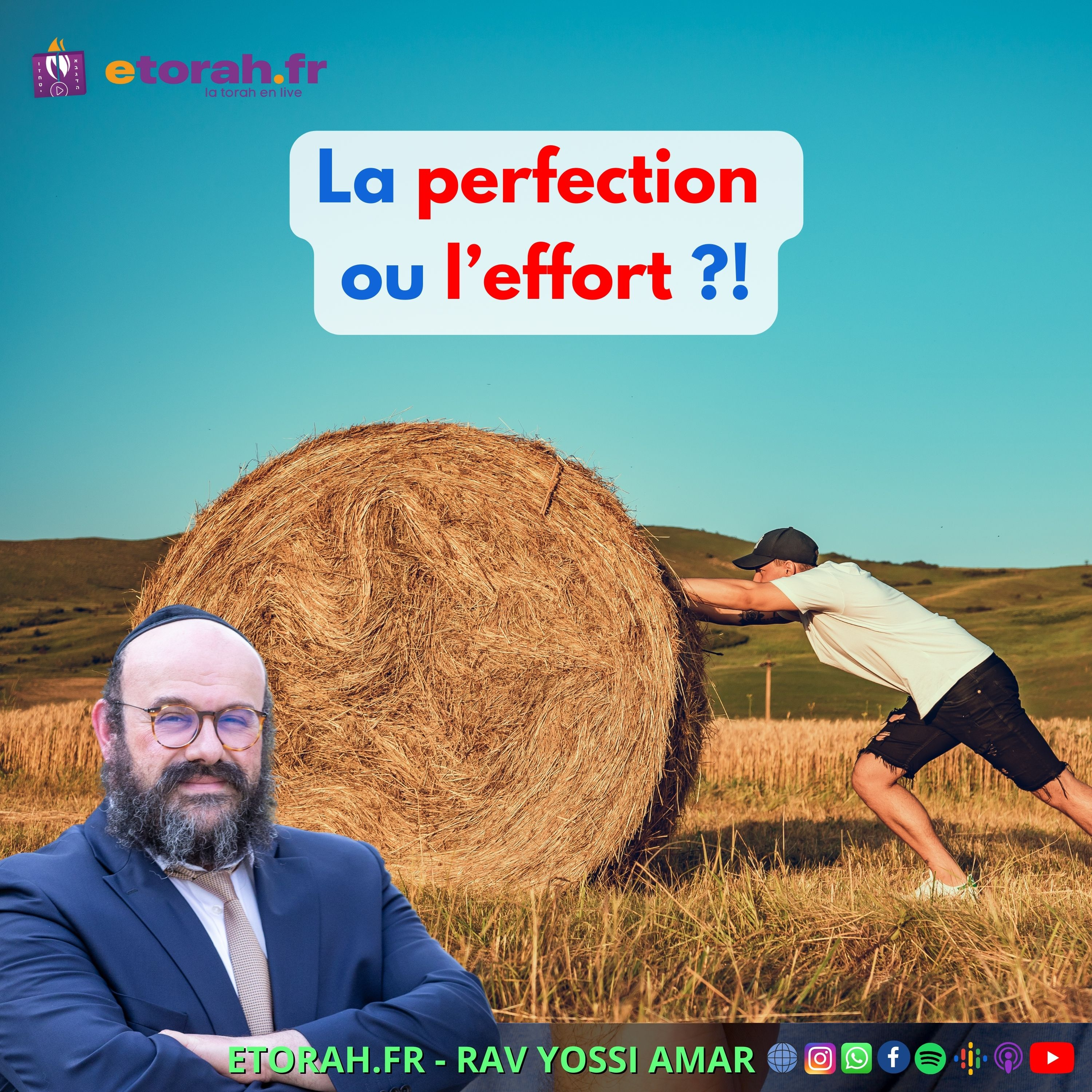 Pekoudei Ha'hodech: D.ieu préfère l’imparfait qui lutte ou le parfait qui stagne ?