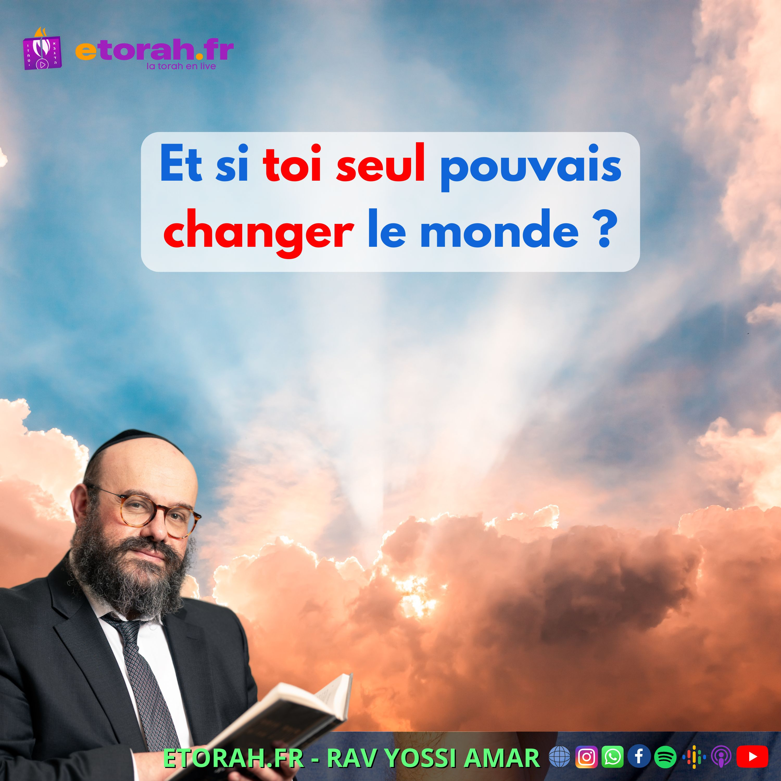 Roch Hachana : Et si le monde n’existait… que pour que tu le changes ? episode artwork