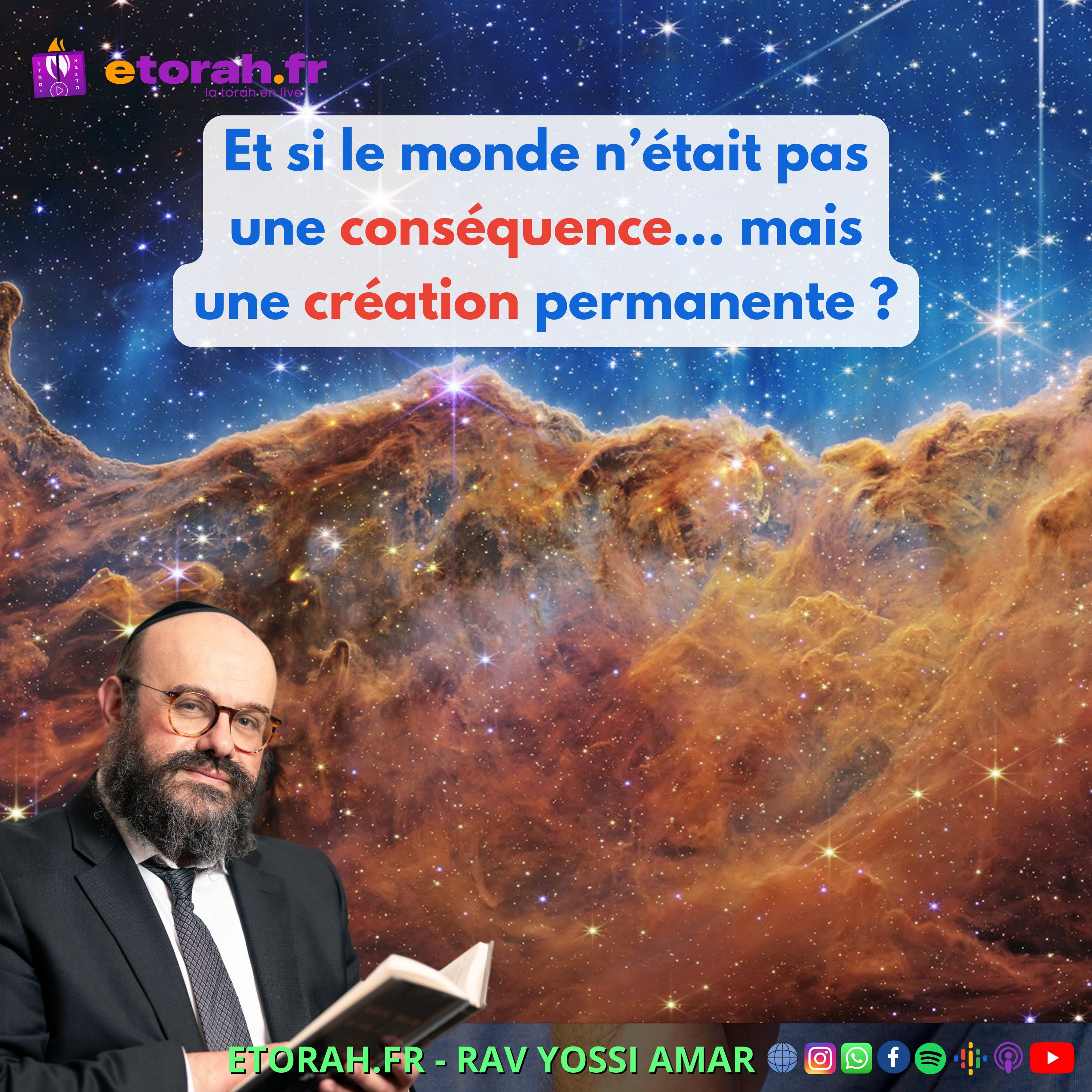 Igueret HaKodech 20 #1 : Et si le monde n’était pas une conséquence… mais une création permanente ? episode artwork
