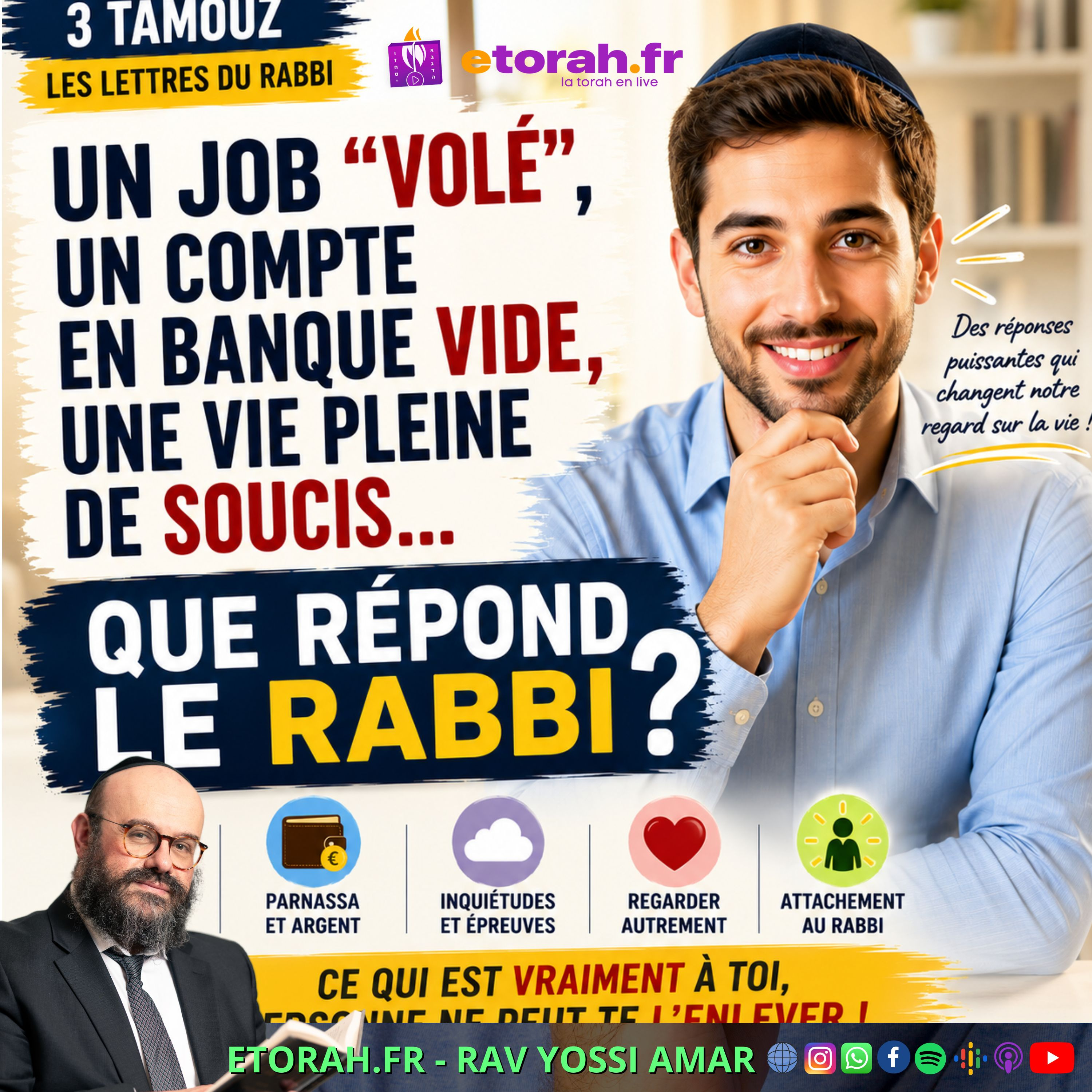 3 Tamouz : déception, injustice, opportunité ratée… plongée dans les Iguerot Kodech du Rabbi ! episode artwork