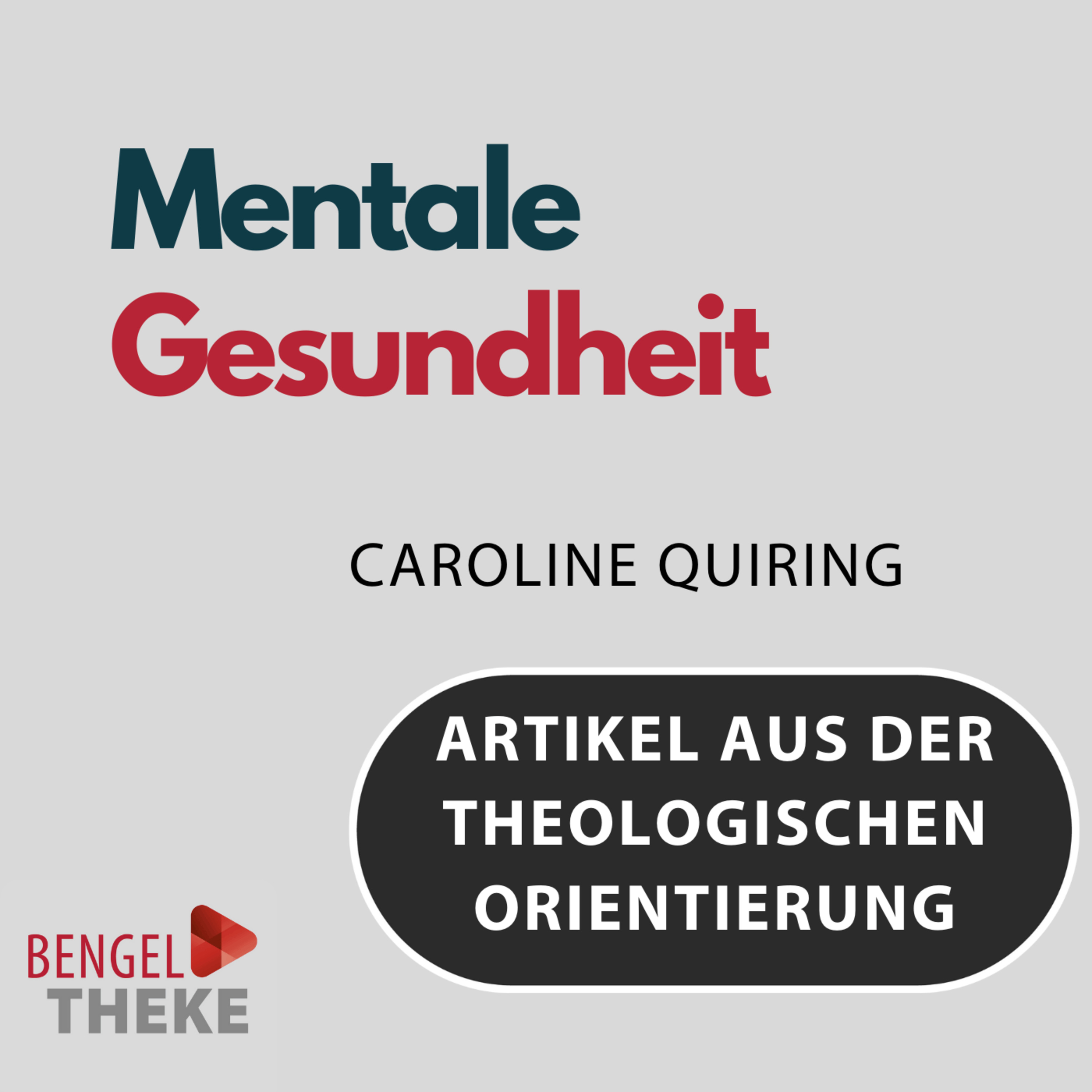Mentale Gesundheit - Glaube als Ressource zur Lebensbewältigung!? episode artwork