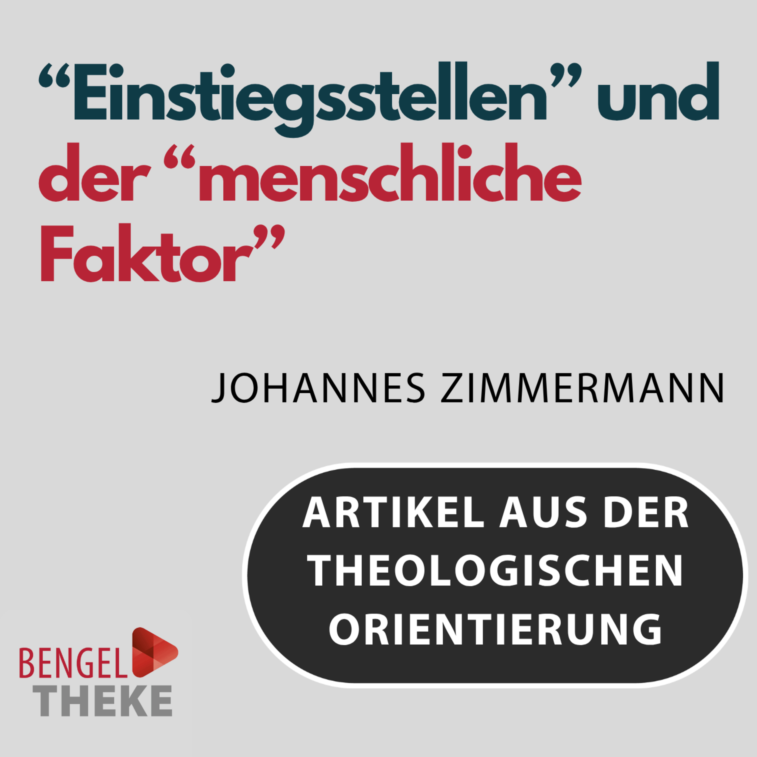 "Einstiegsstellen" und der "menschliche Faktor" - Was ist hilfreich für Glaubenswege von Erwachsenen? episode artwork