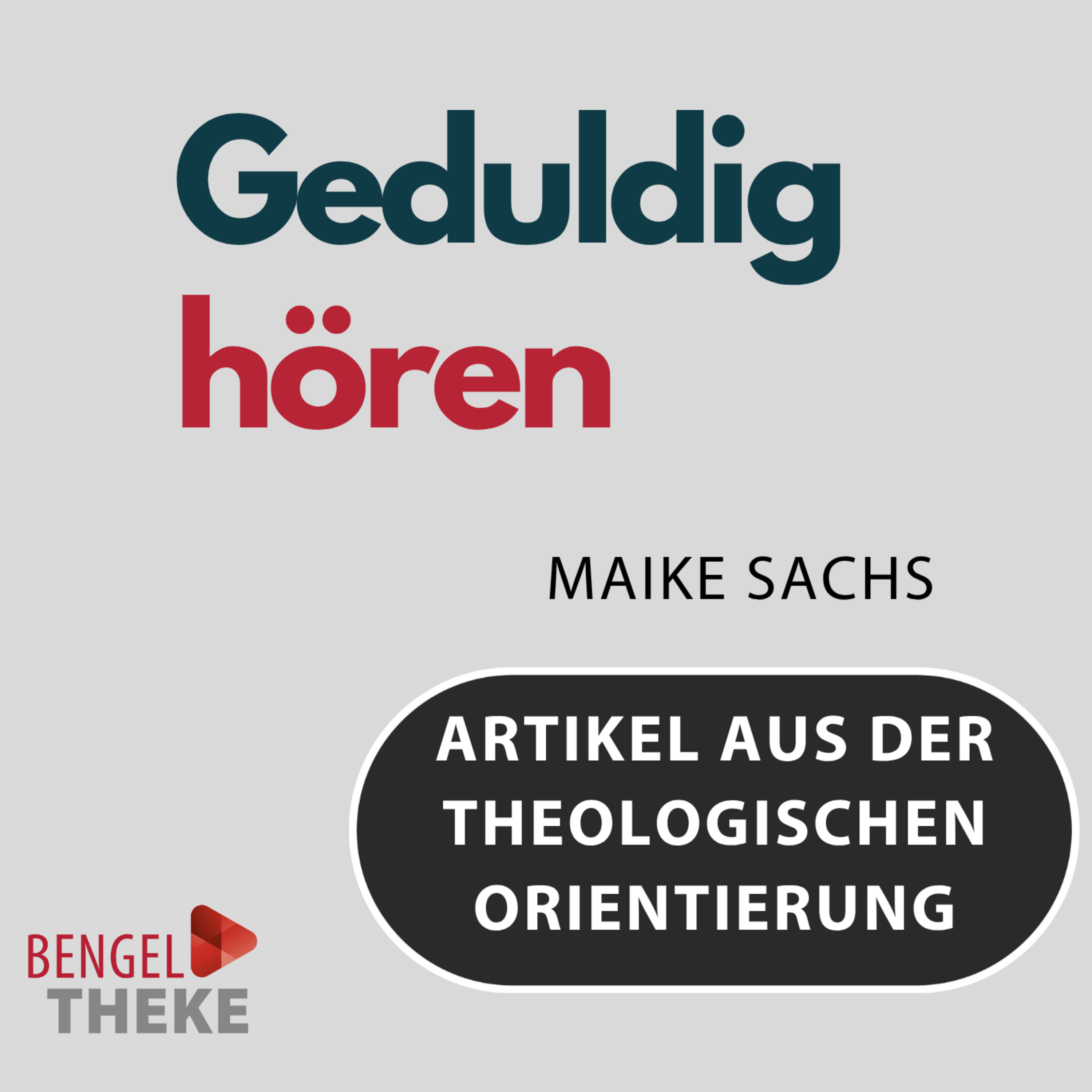 Geduldig hören - Seelsorge braucht die ganze Aufmerksamkeit episode artwork