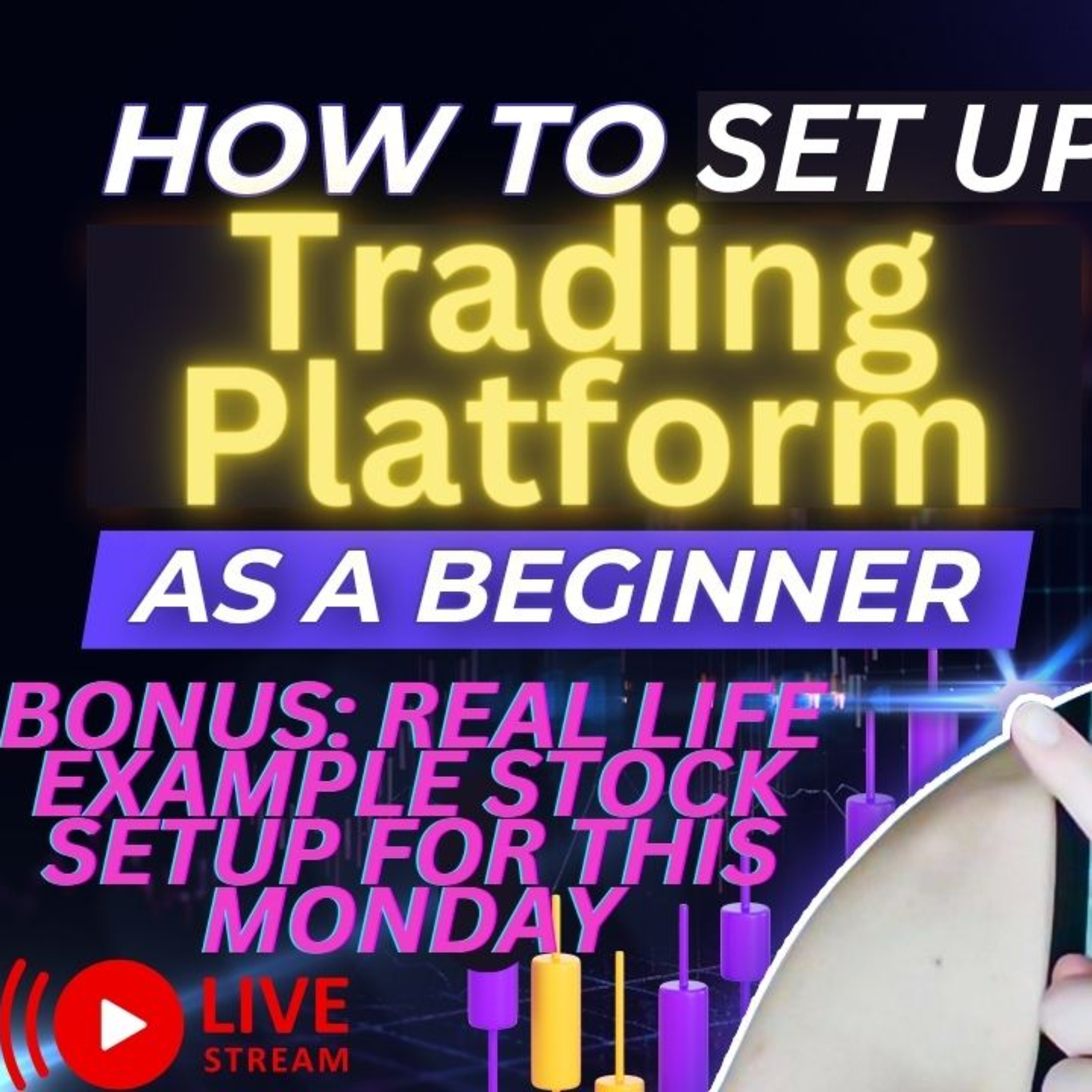 How to setup your trading platform BONUS: REAL LIFE EXAMPLE stock setup for this MONDAY