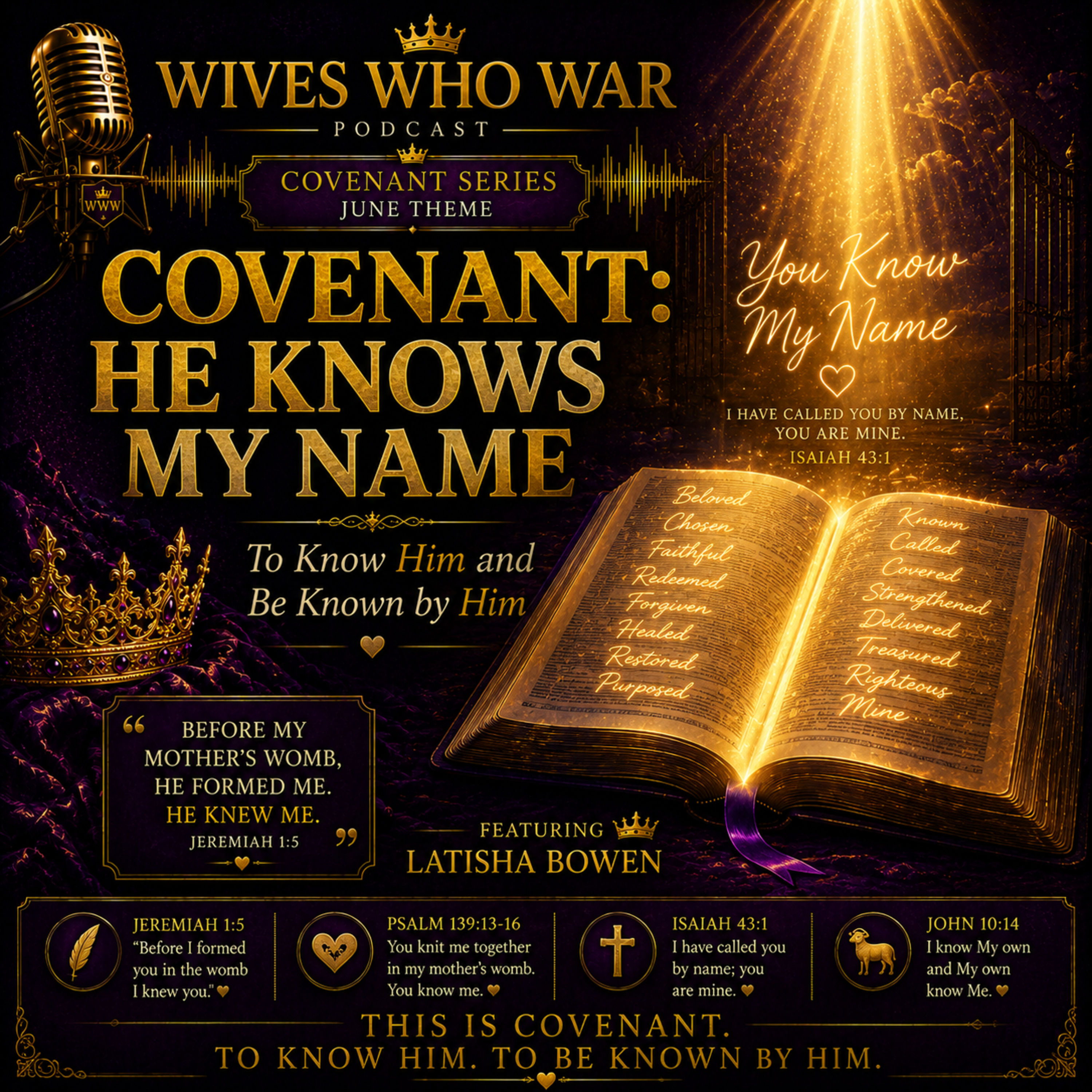 COVENANT: HE KNOWS MY NAME