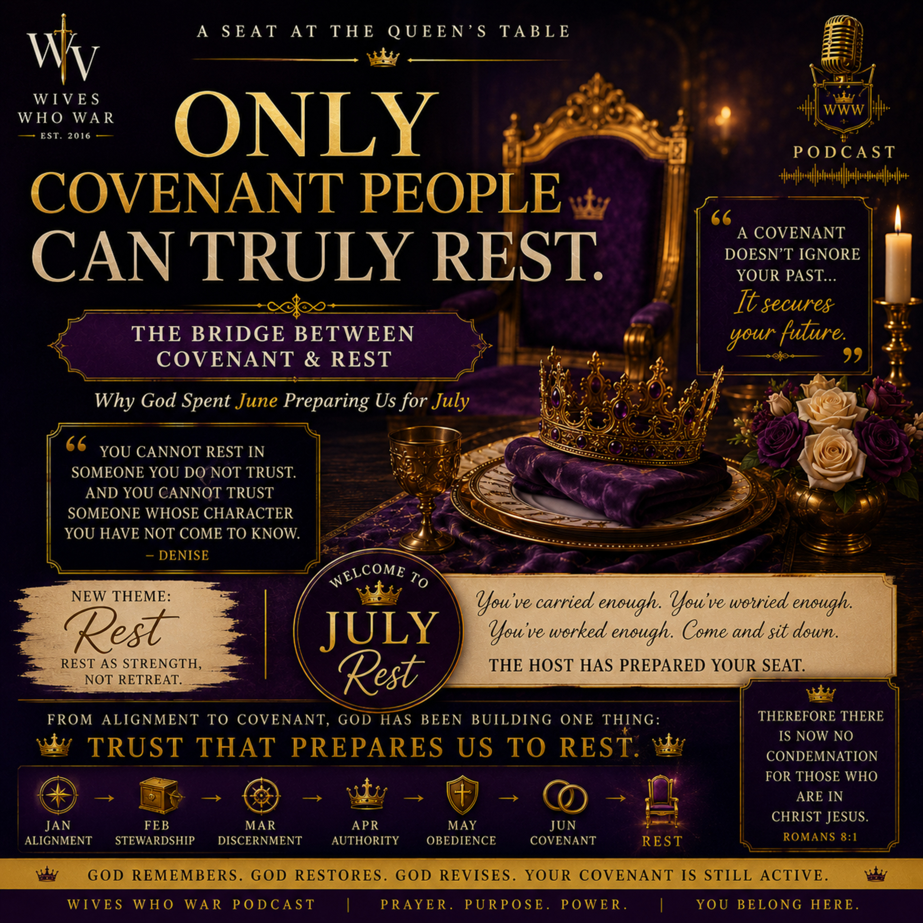 Only Covenant People Can Truly Rest: Why God Spent June Preparing Us for July