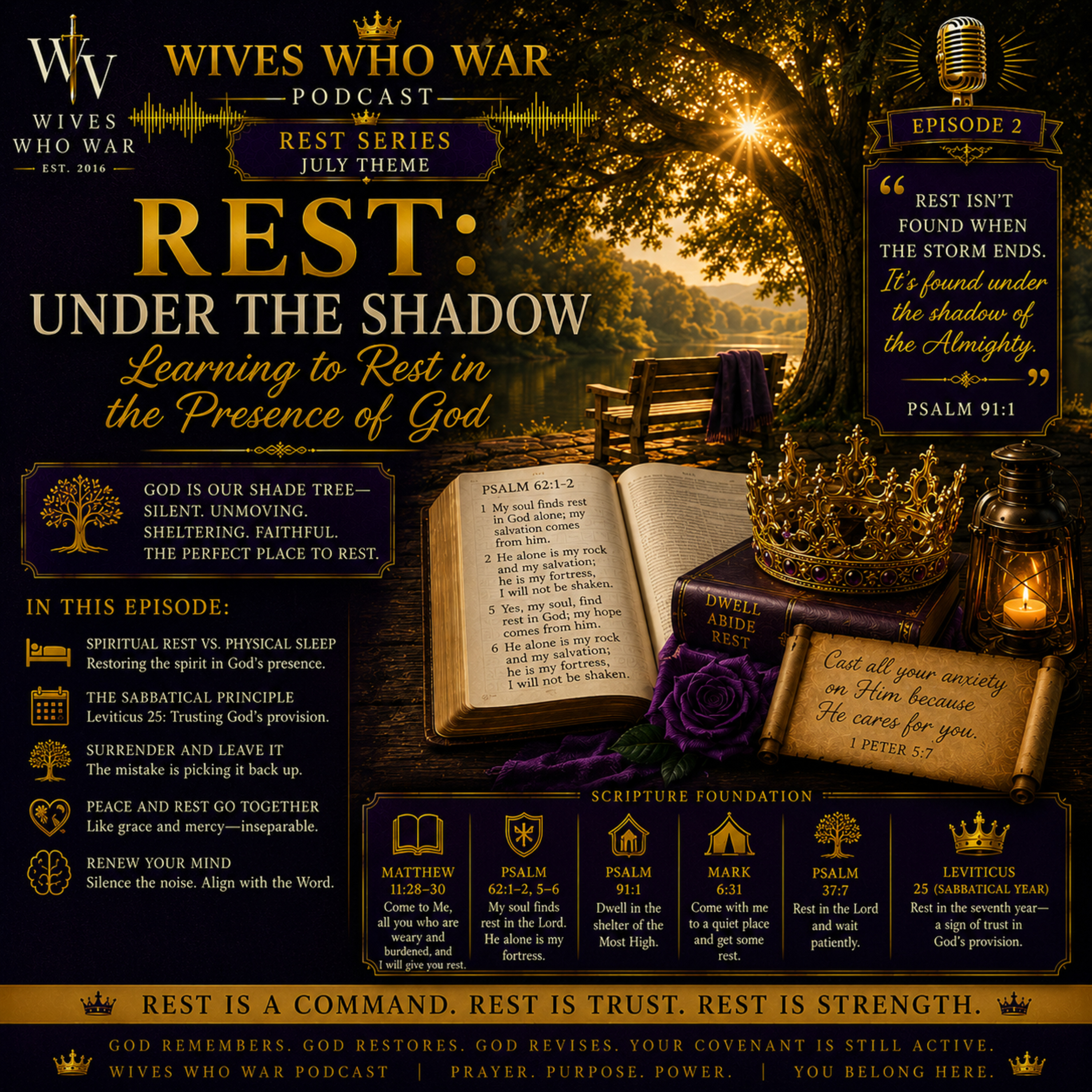 REST: Under the Shadow - Learning to Rest in the Presence of God