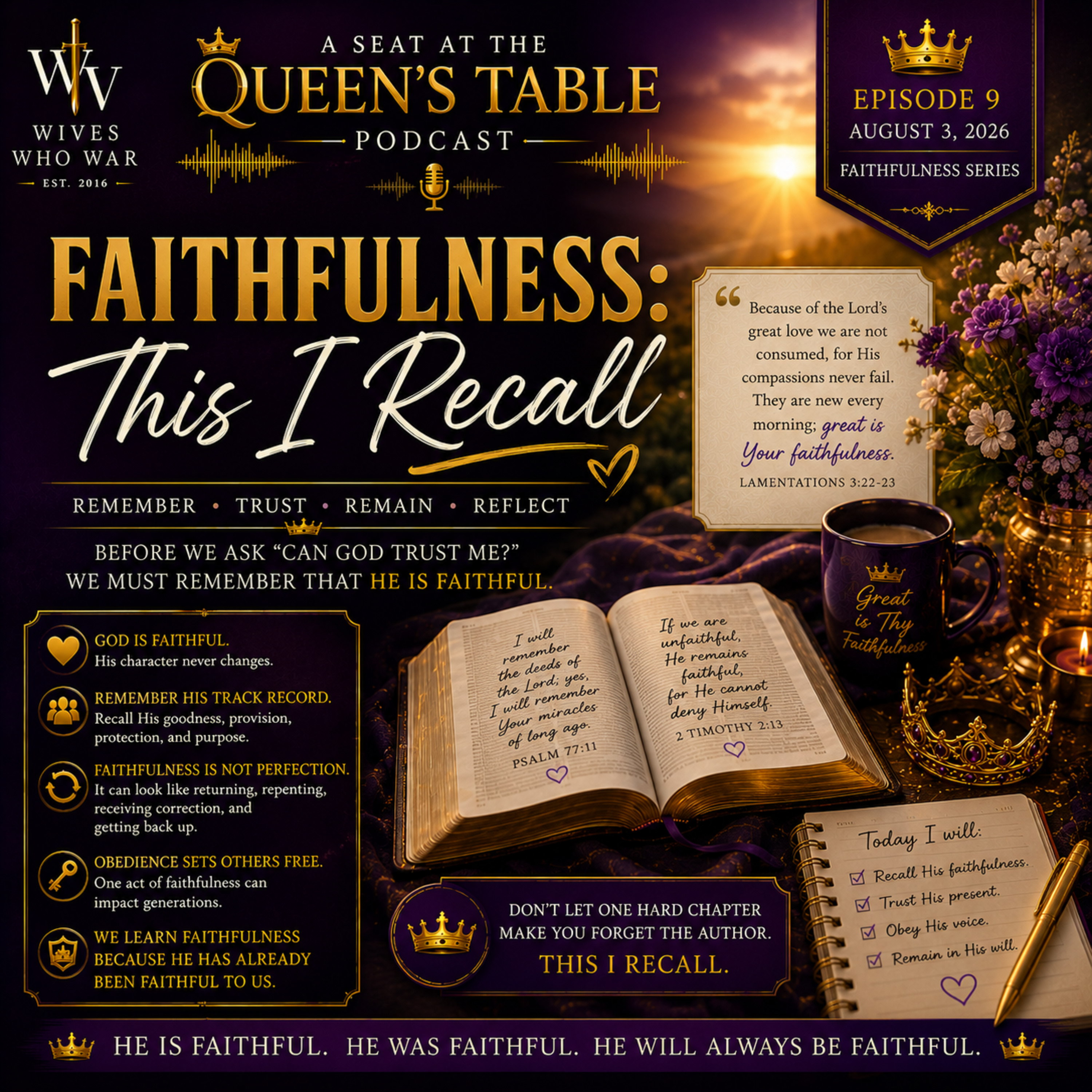 FAITHFULNESS: This I Recall