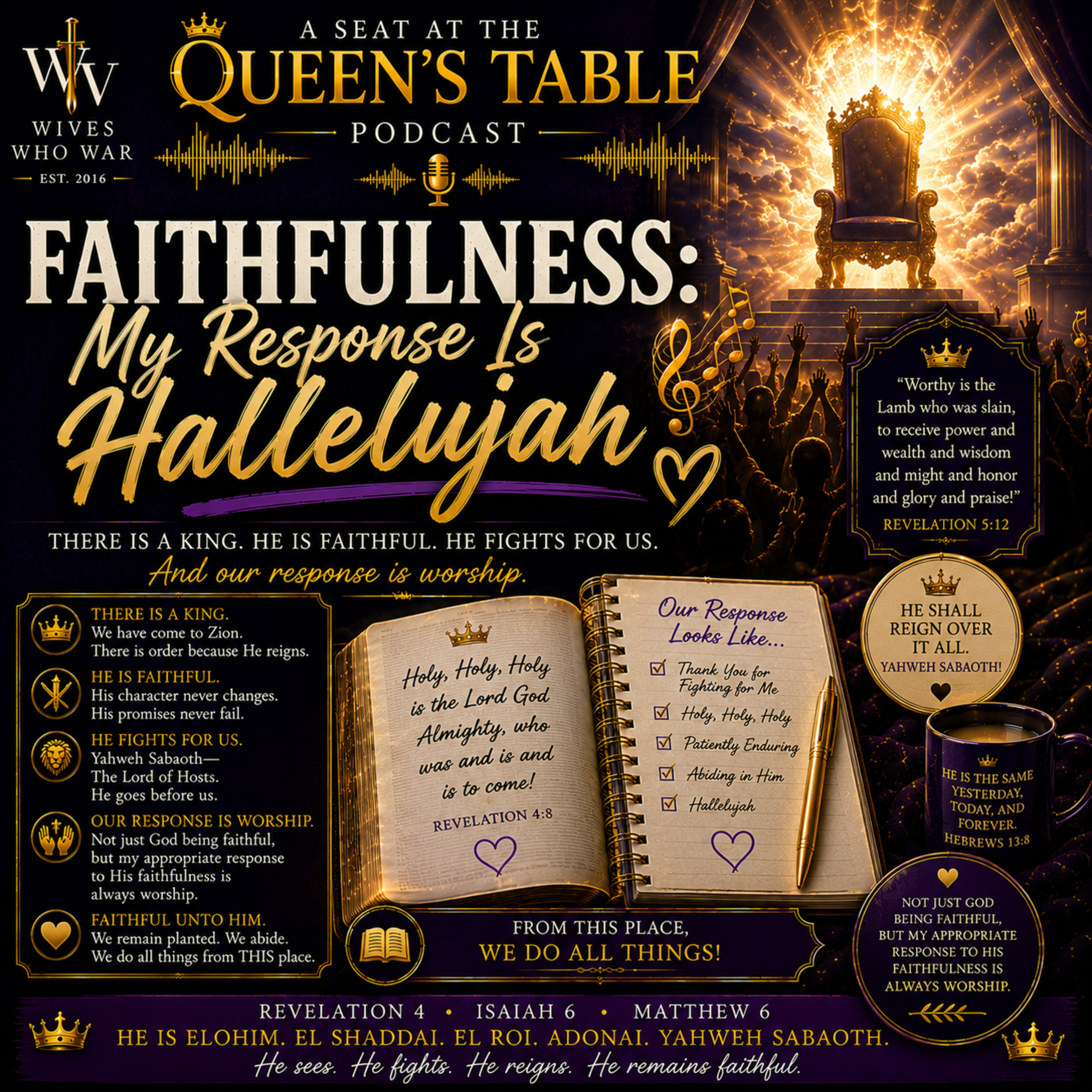 FAITHFULNESS: My Response Is Hallelujah