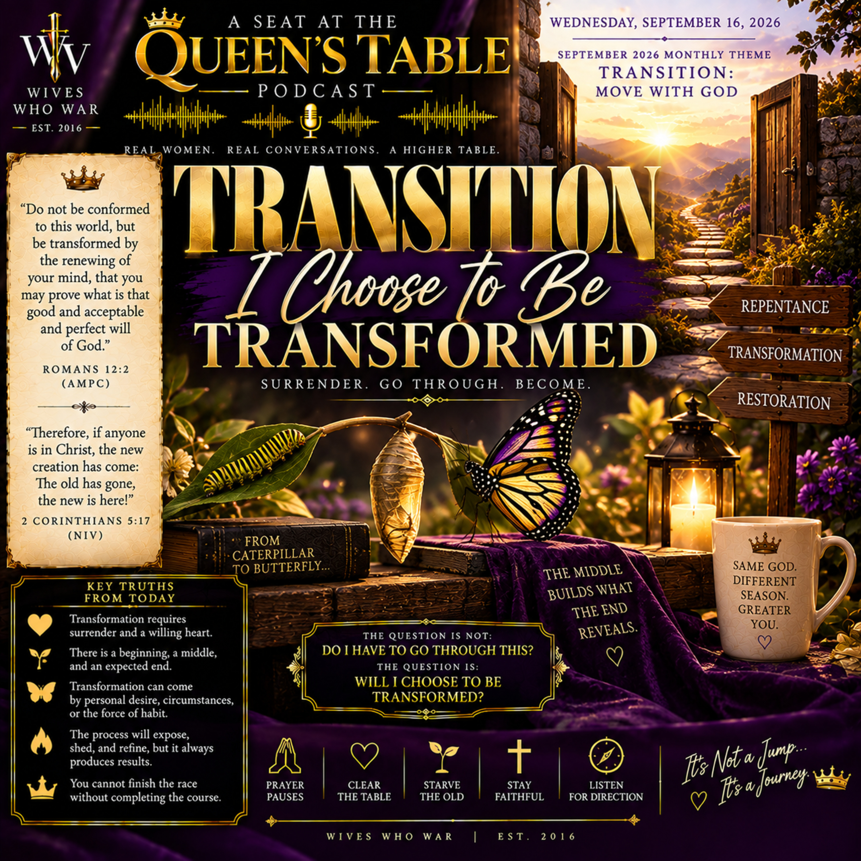 TRANSITION: I Choose to Be Transformed