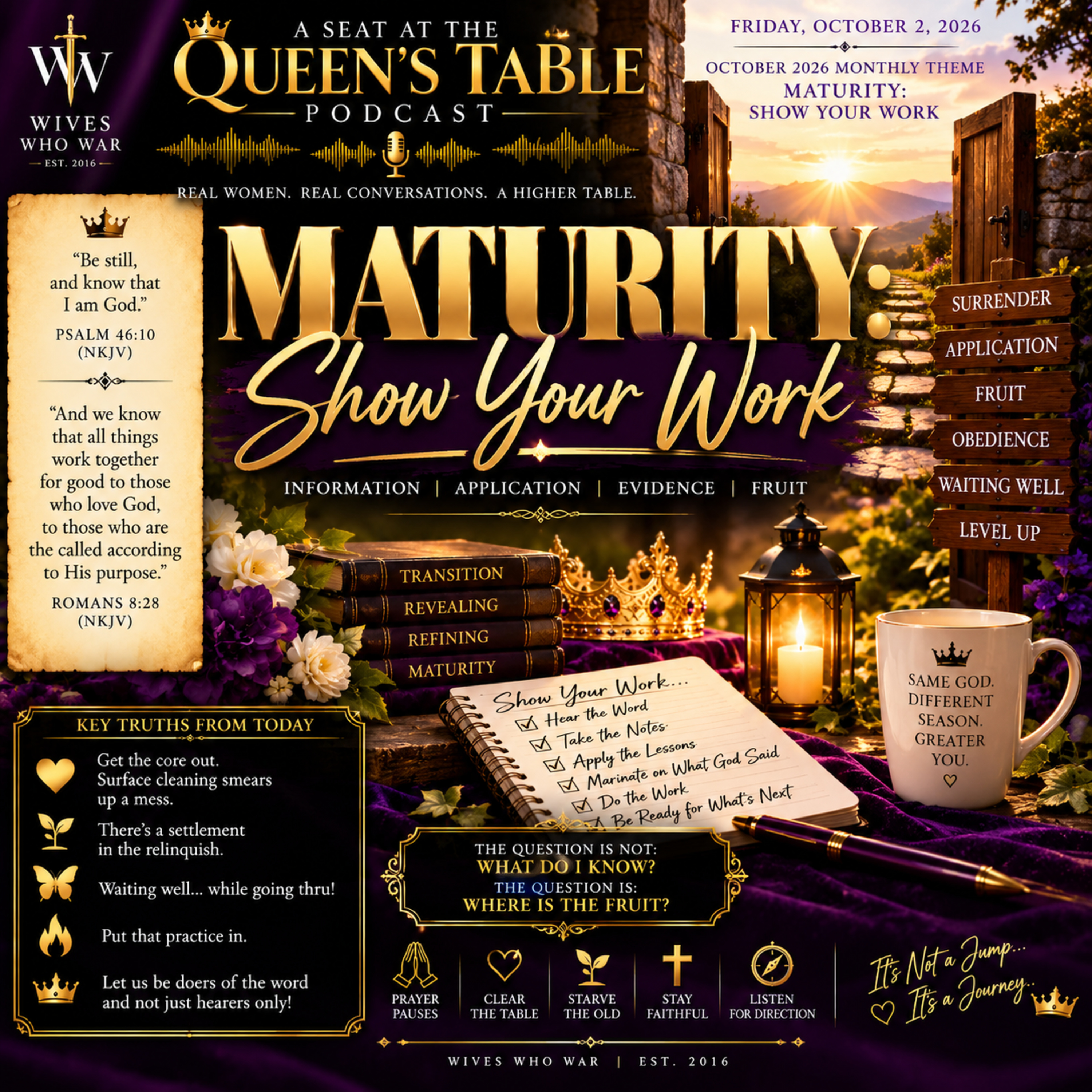 MATURITY: Show Your Work