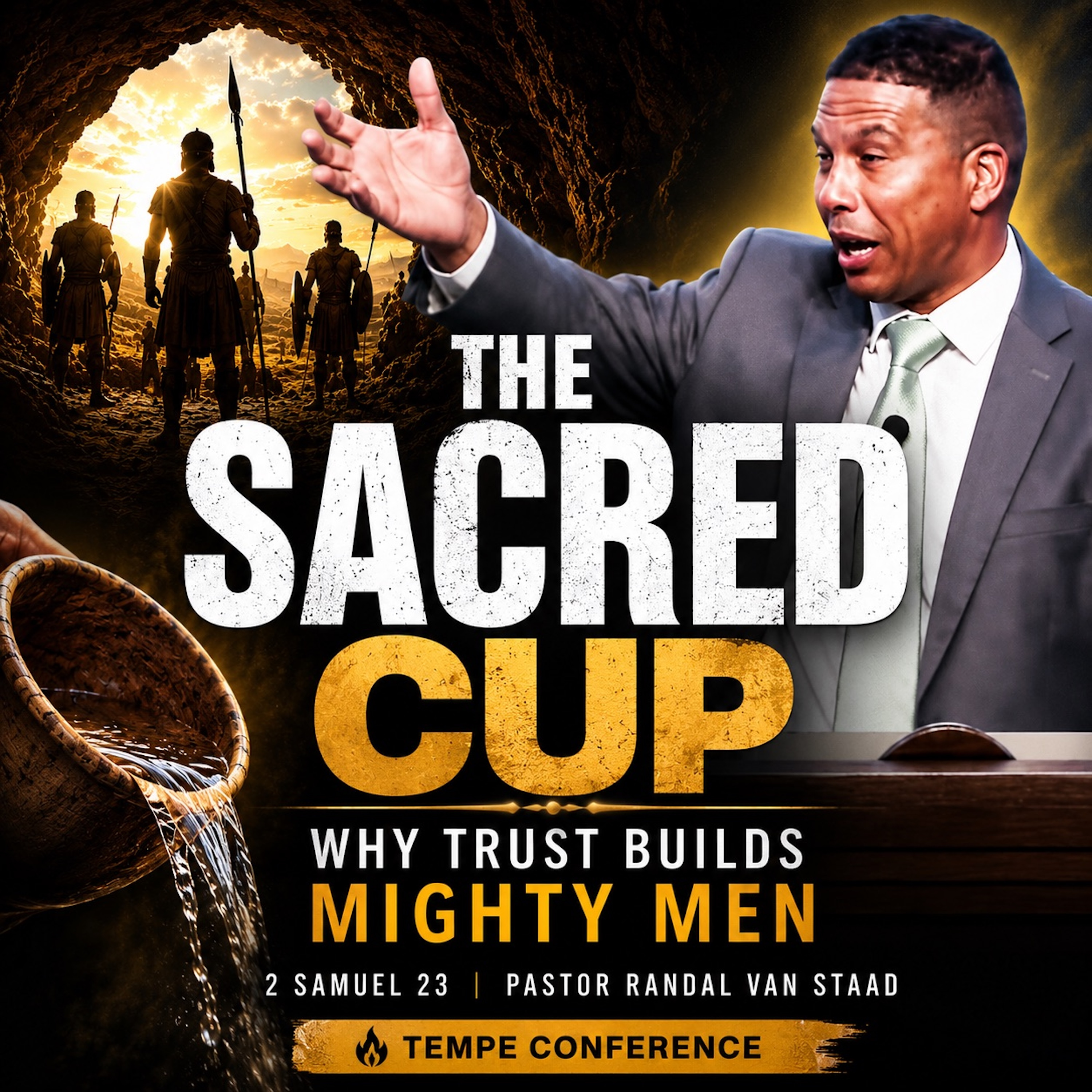The Sacred Cup: Why Trust Builds Mighty Men by Ps Randal Van Staden | TEMPE CONF episode artwork