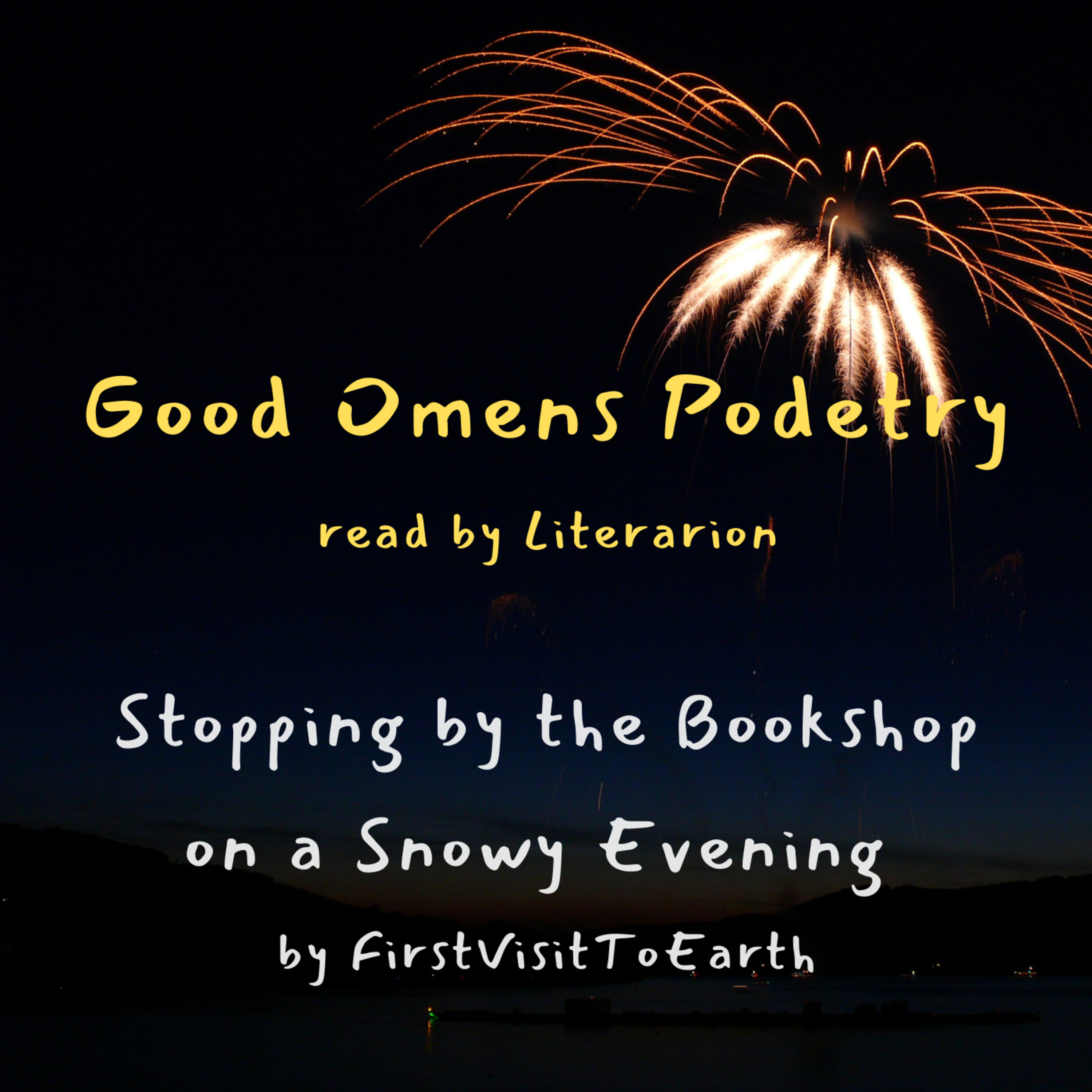 Good Omens Podetry: Stopping by the Bookshop on a Snowy Evening