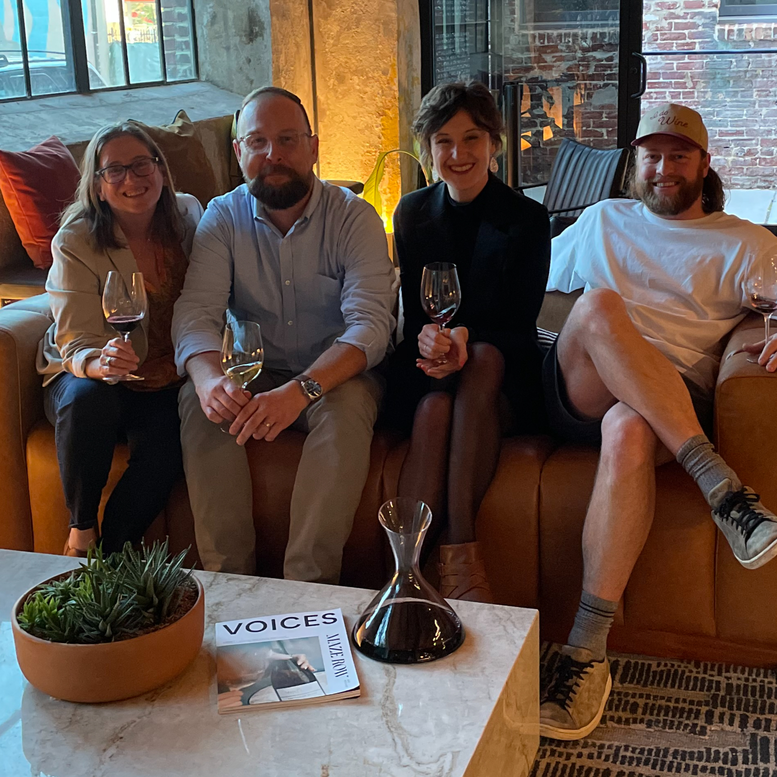 Episode 157 – Live at The Vine Club with Suzanne Denevan-Brown, the Show Runner for Maze Row Wine Merchant and VOICES Magazine