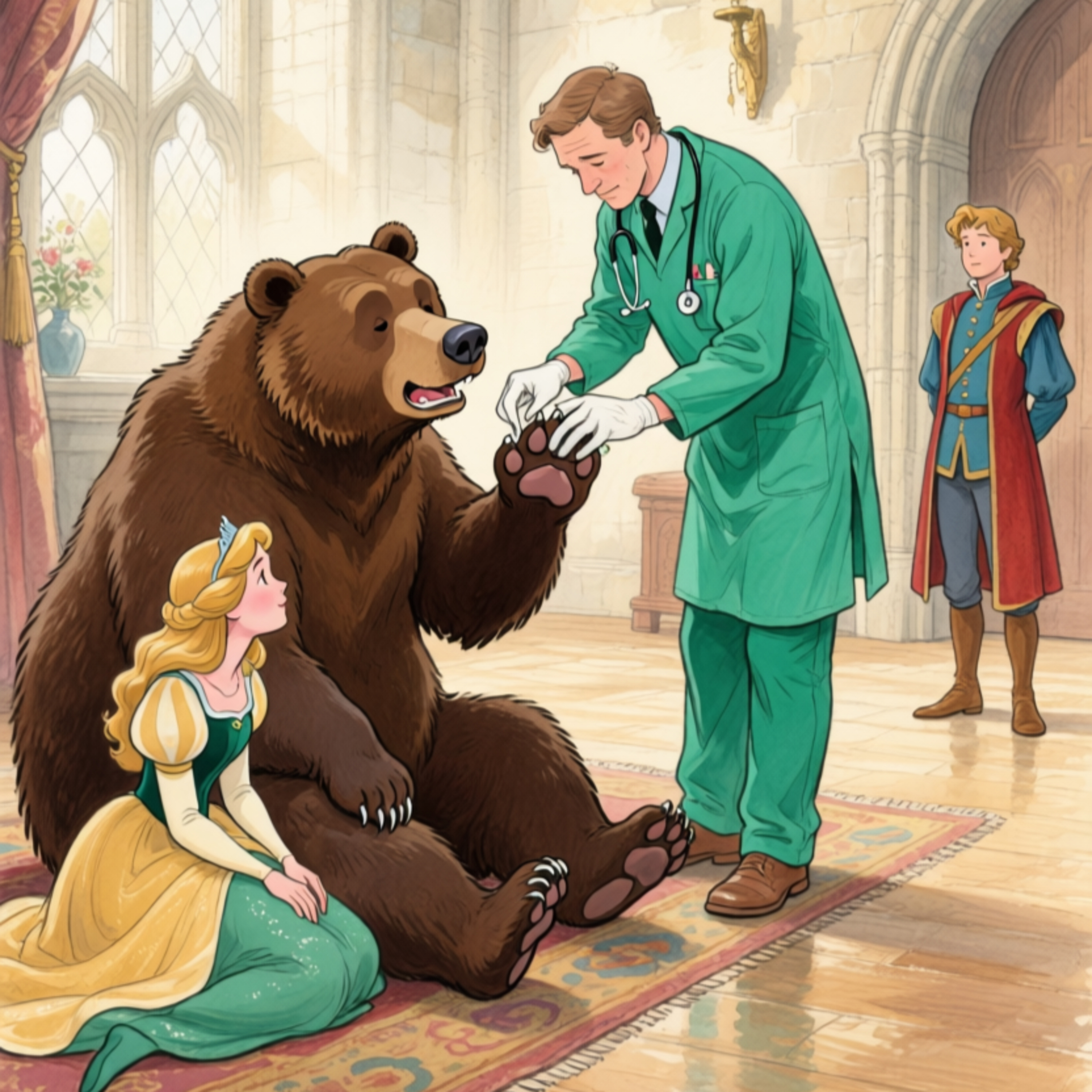 Ko medved stoka, dr. Brskač poka, zataknjena pravljica episode artwork