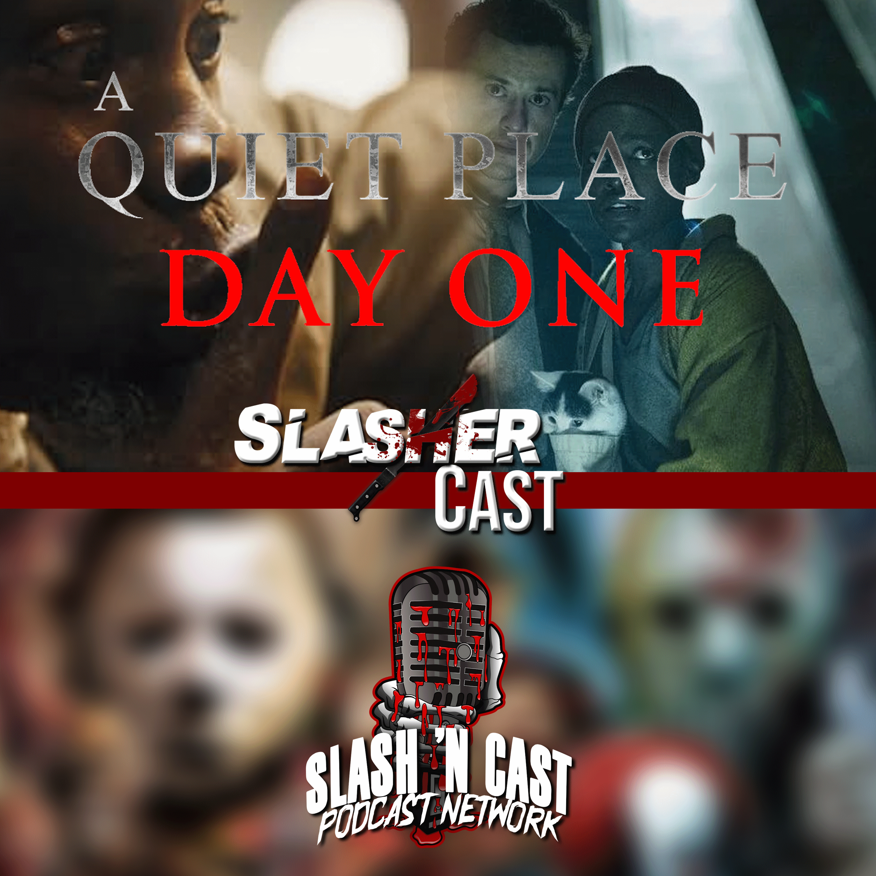 Quiet Place Day One Horror Trailer reaction | Slasher Cast#23 episode artwork
