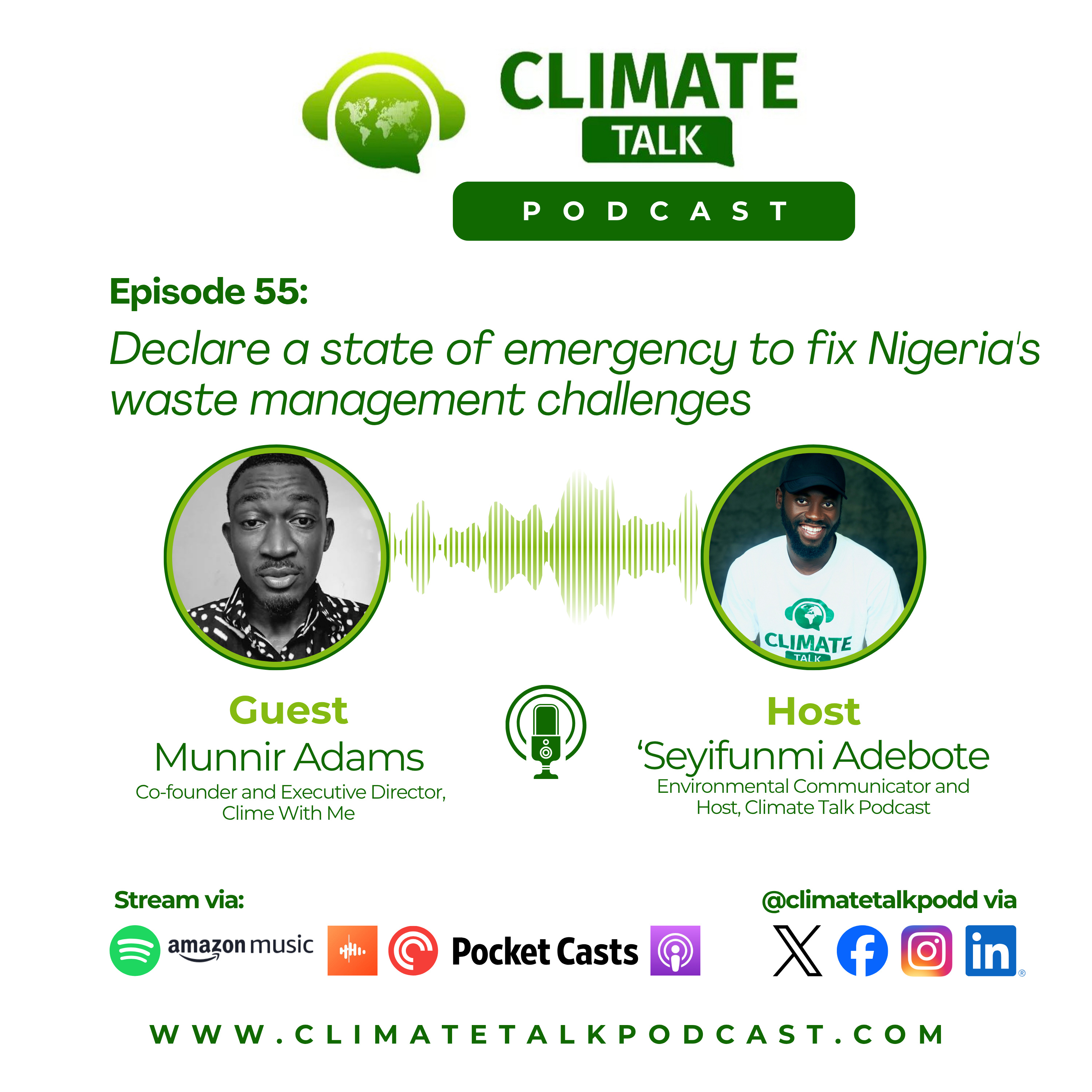 CT0055: "Declare a state of emergency to fix Nigeria's waste challenges." - Munnir Adams episode artwork