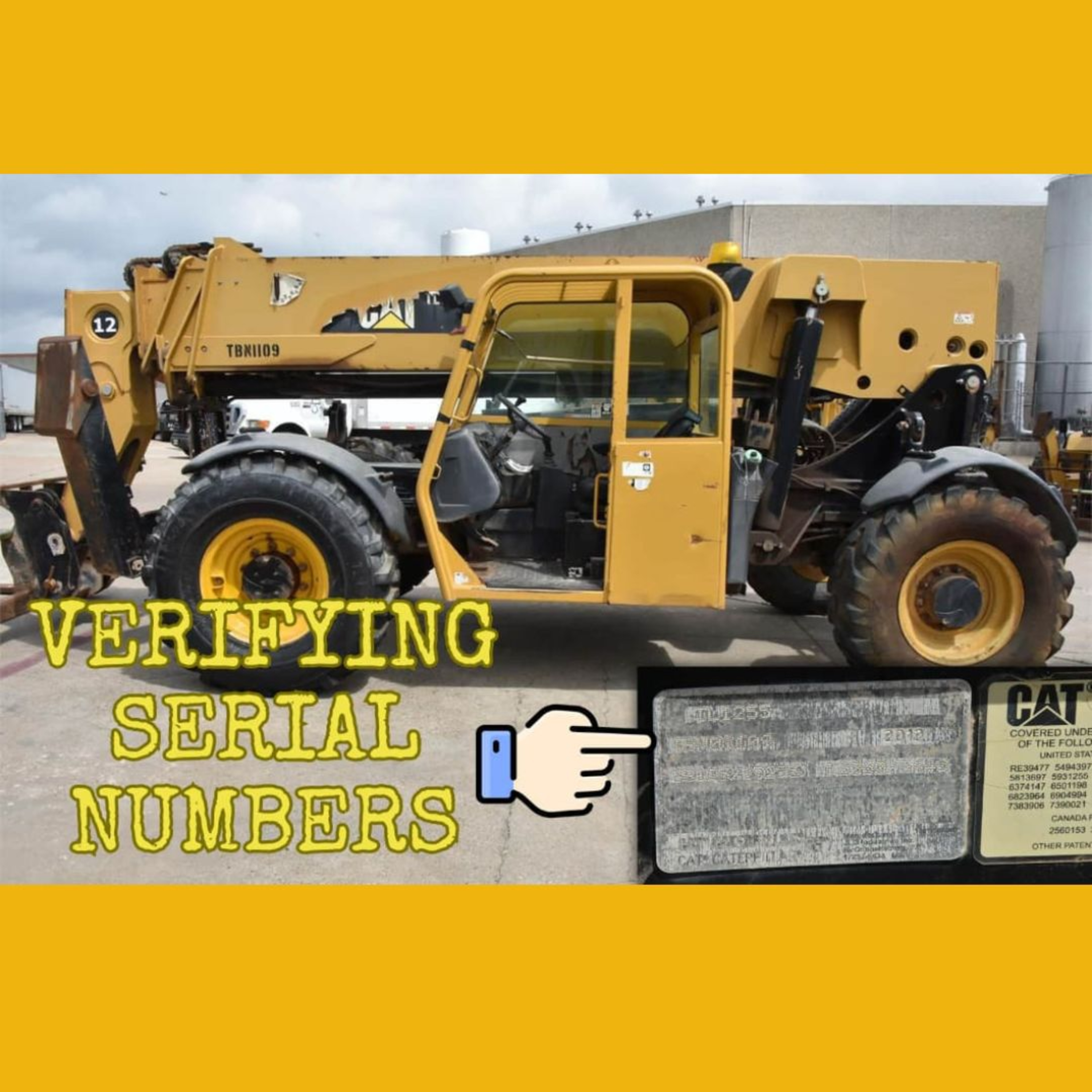 How to Verify Serial Numbers of Used Heavy Equipment
