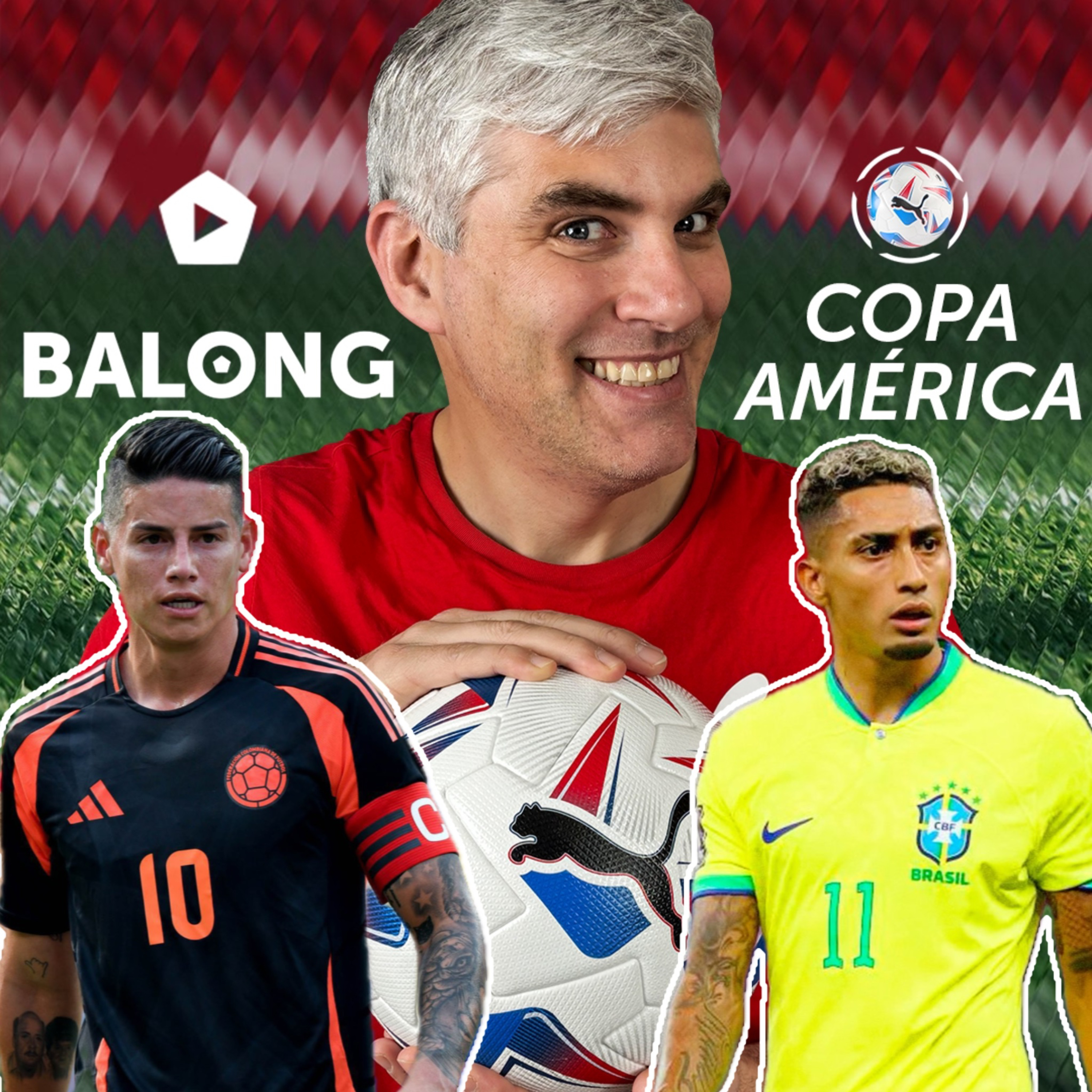 Brasil 1-1 Colombia / Costa Rica 2-1 Paraguay / #BalongCopaAmérica episode artwork