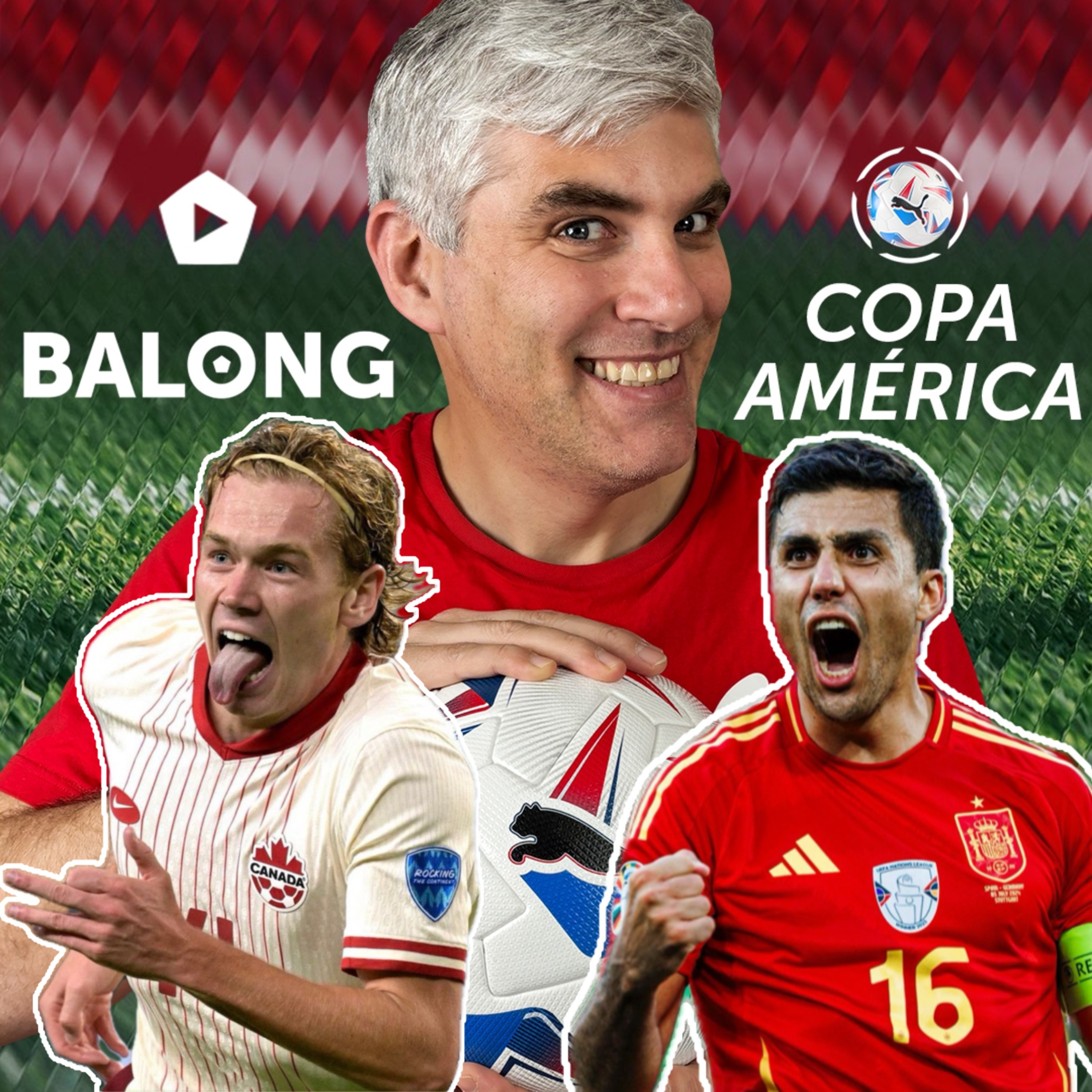 Venezuela 1-1* Canadá / España y Francia en semis de la Euro / #BalongCopaAmérica episode artwork