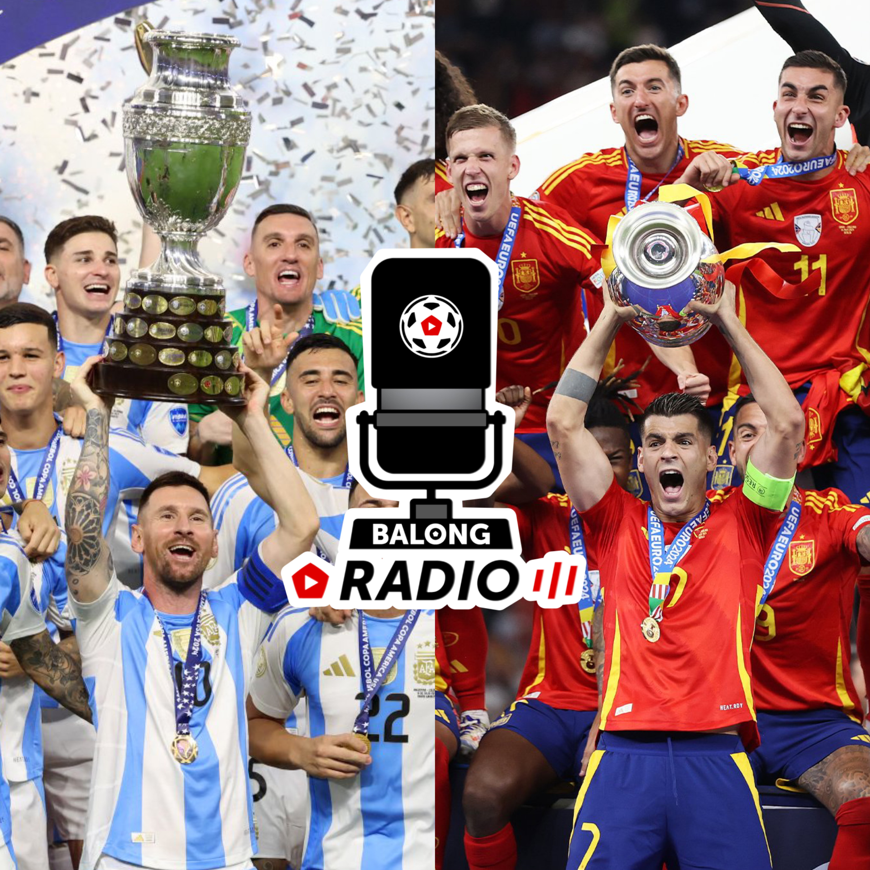 Argentina y España campeones continentales / Bochorno en la Copa América / #BalongRadio episode artwork