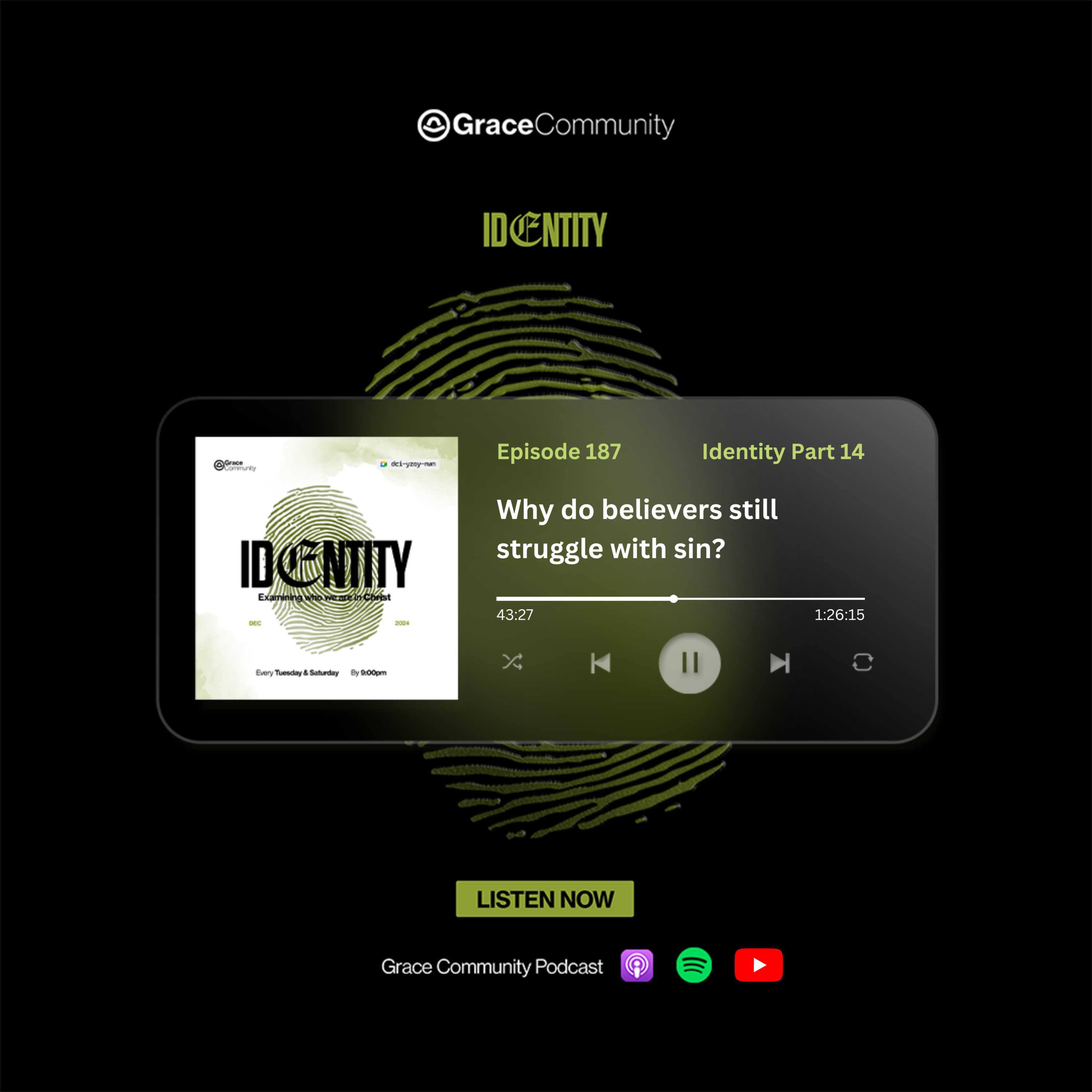 Why do believers still struggle with sin? episode artwork