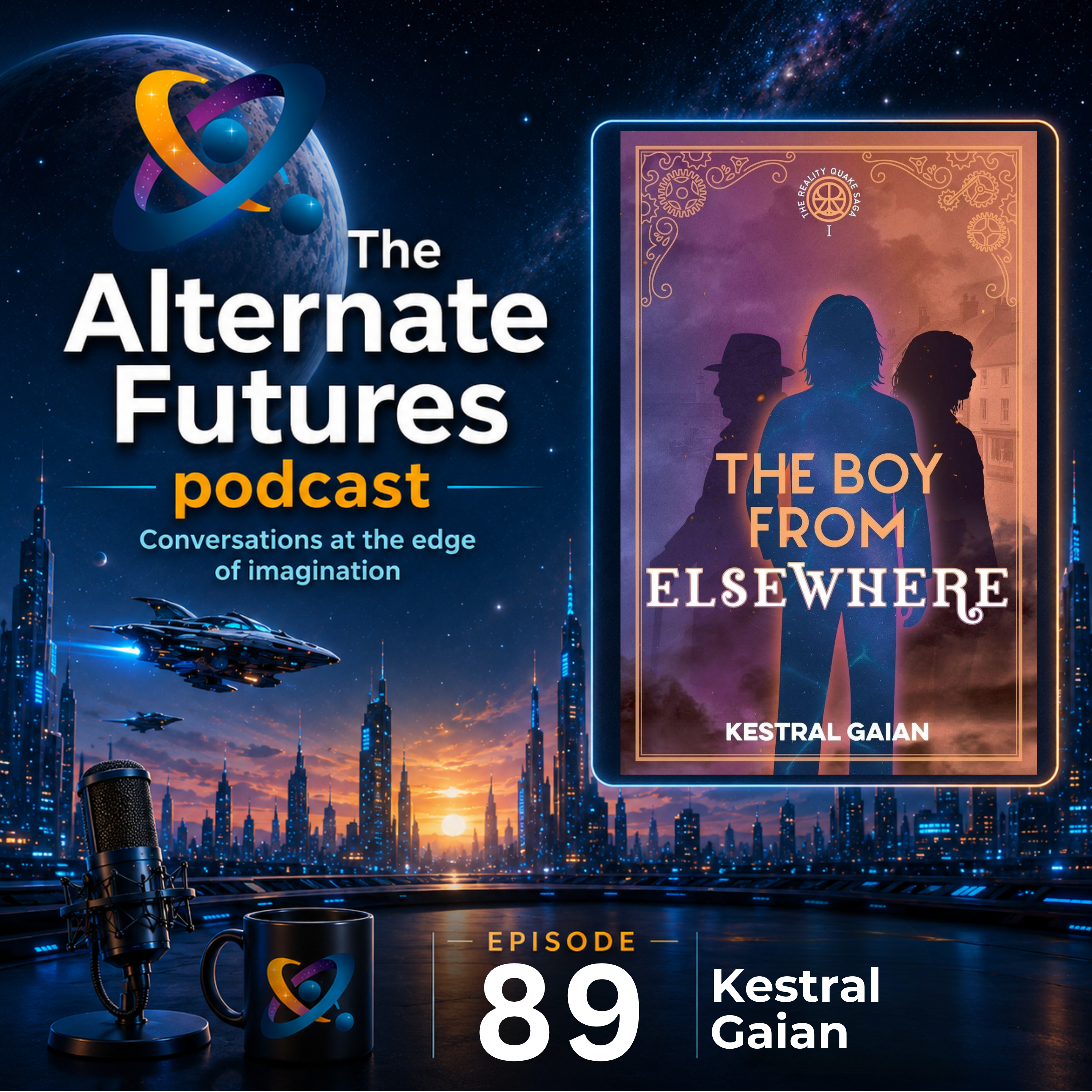89. Technology and Ethics, Parallel Worlds, and Human Creativity, with Kestral Gaian episode artwork