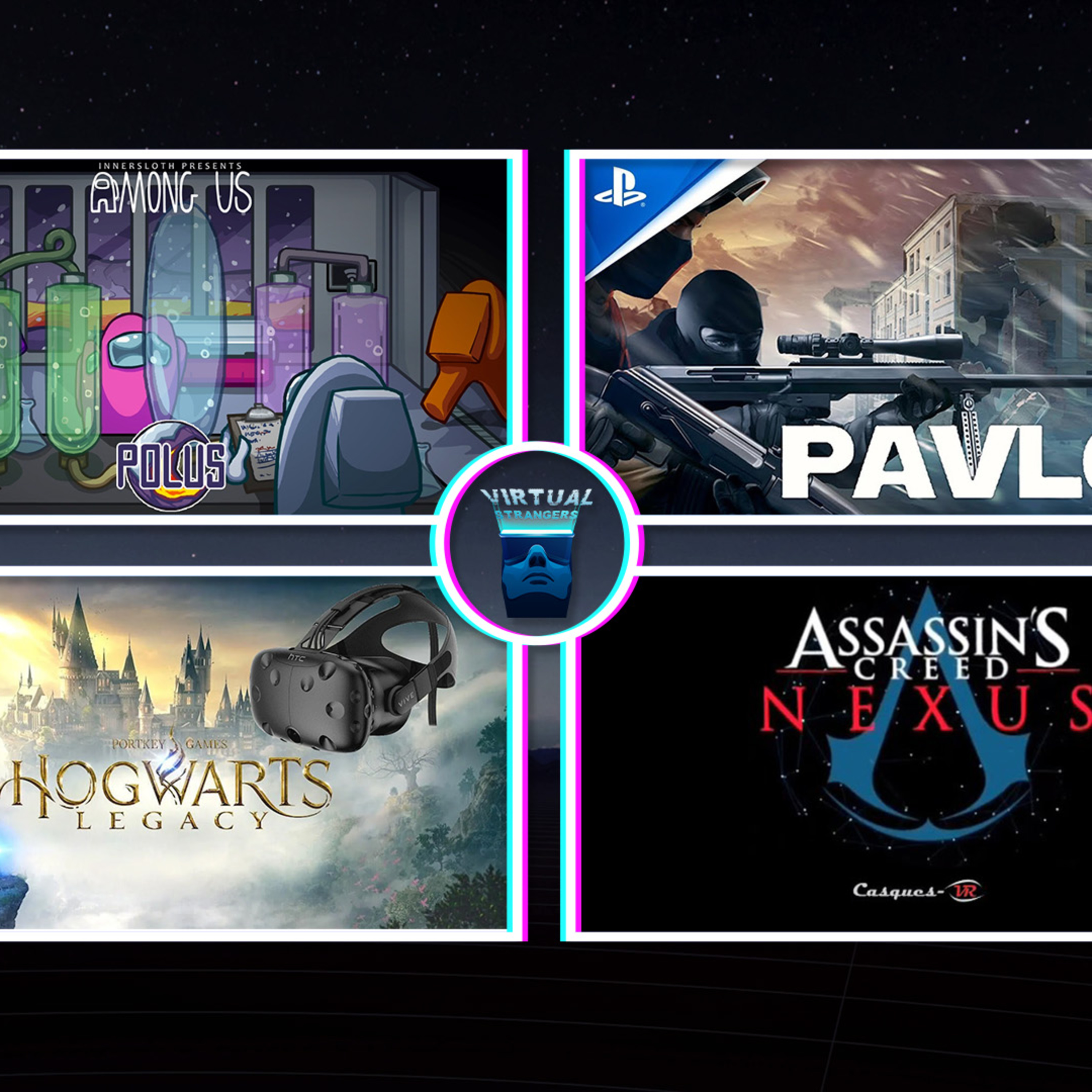 VS 176 Pavlov PSVR 2 vs. PCVR (Trigger Warning), Assassin's Creed Nexus, Among Us, Mixture & more! episode artwork