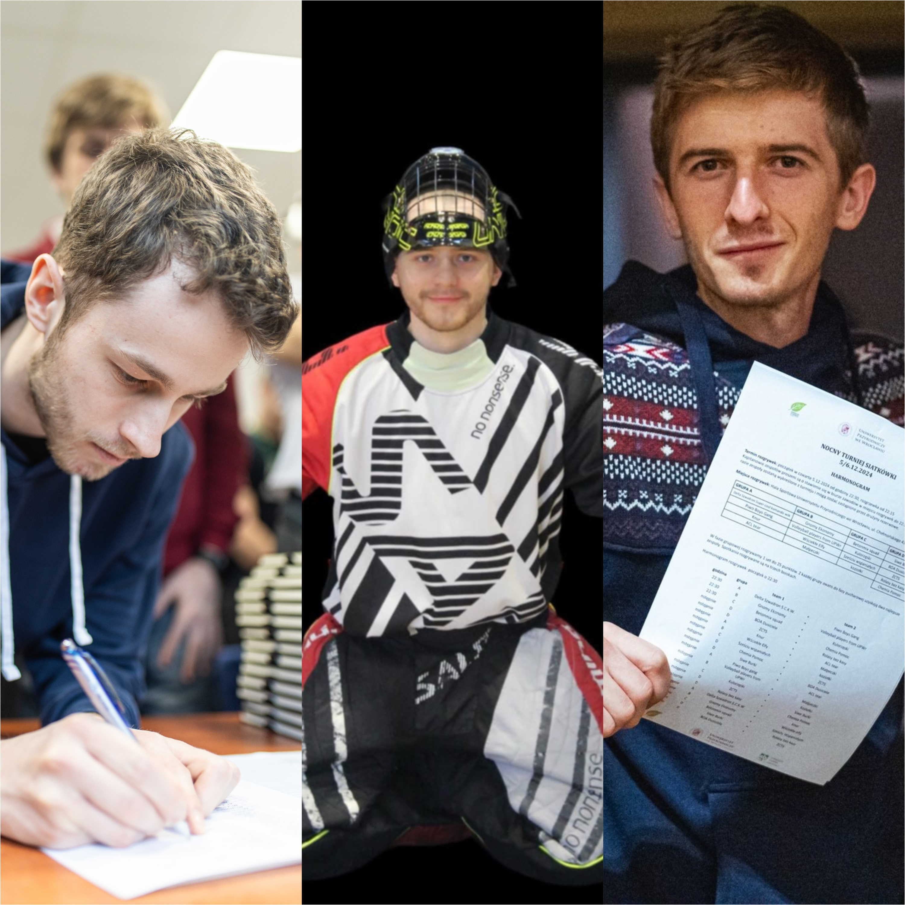 Akademicka Kwarta #7 z działaczami AZS Uniwersytetu Przyrodniczego we Wrocławiu – Maciejem Błauciakiem i Mikołajem Maciągiem oraz kierownikiem sekcji unihokeja na UWr Patrykiem Przygodą.