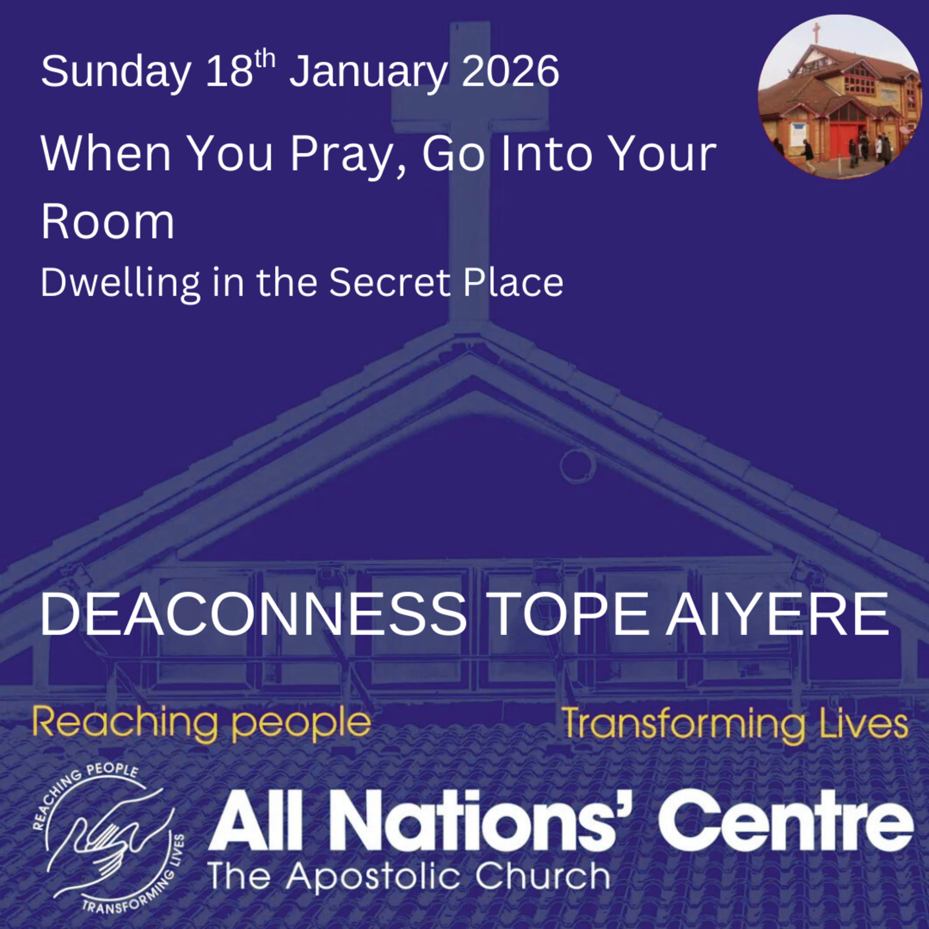 When You Pray, Go Into Your Room; Dwelling in the Secret Place episode artwork