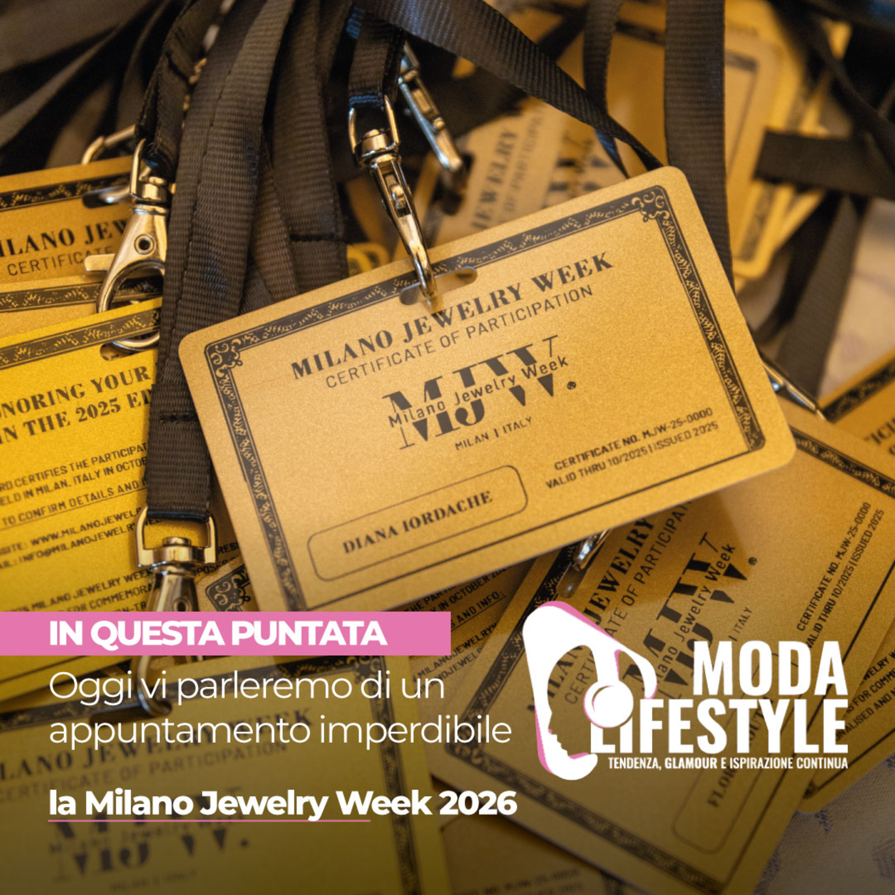 Oggi vi parleremo di un appuntamento imperdibile: la Milano Jewelry Week 2026