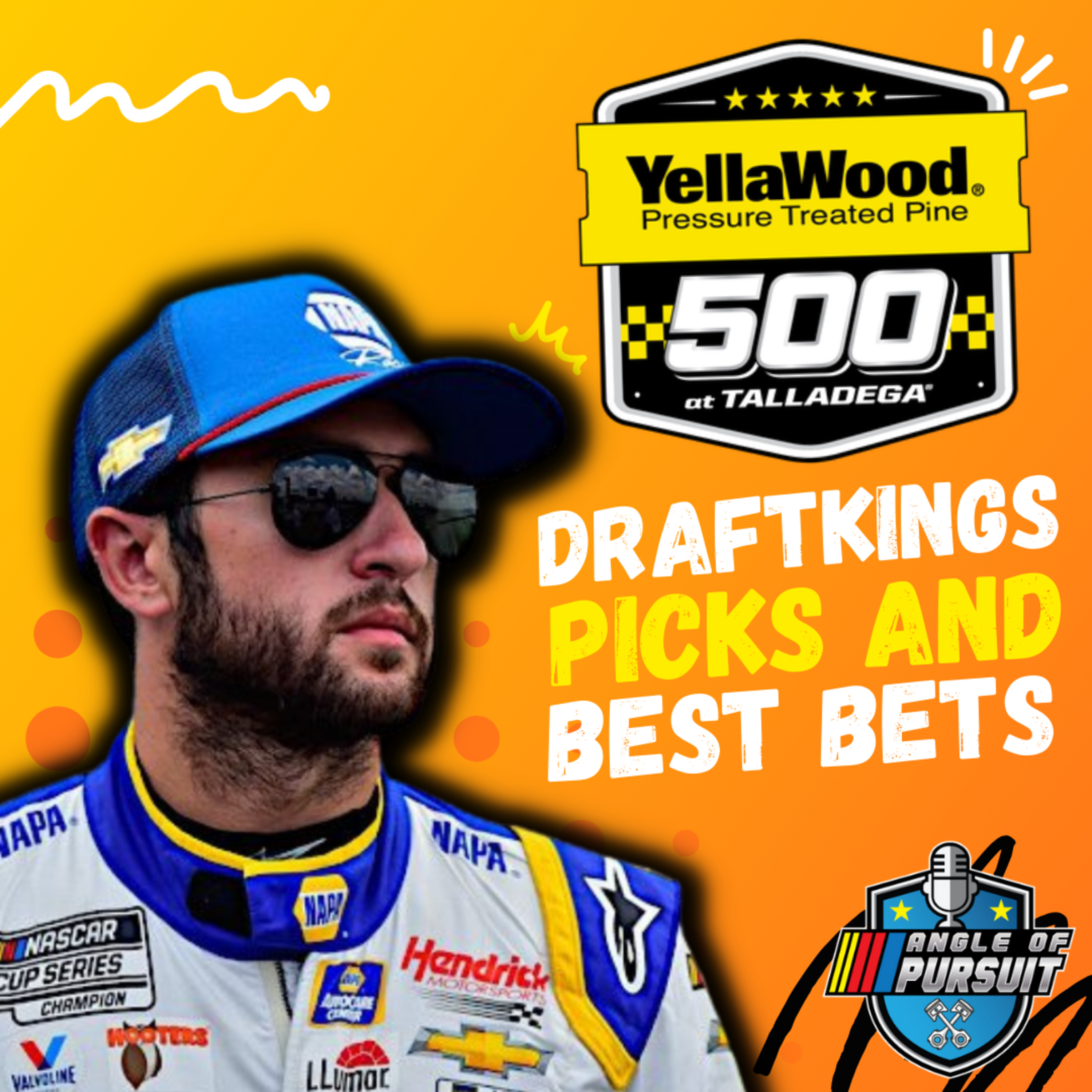 NASCAR DFS and Best Bets: YellaWood 500 DraftKings Picks | Talladega episode artwork