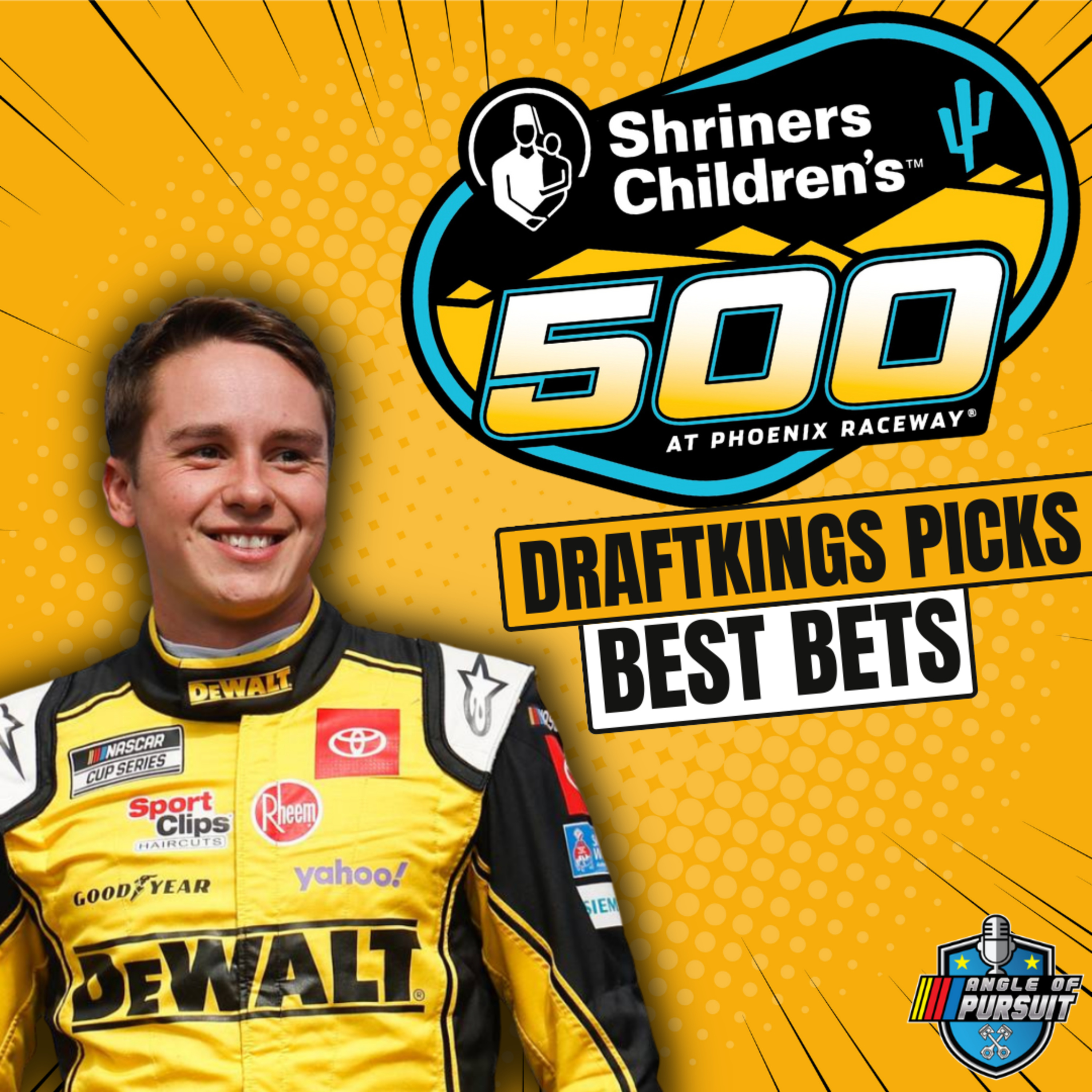 NASCAR DFS: Shriners Children's 500 DraftKings Picks and Best Bets episode artwork